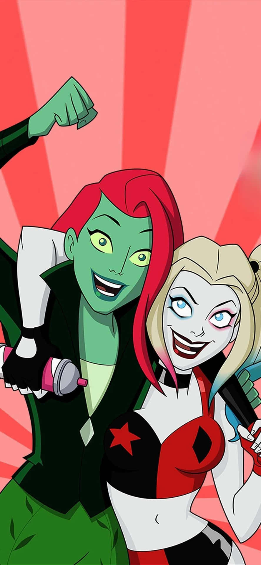 Harley Quinn and Poison Ivy Wallpaper