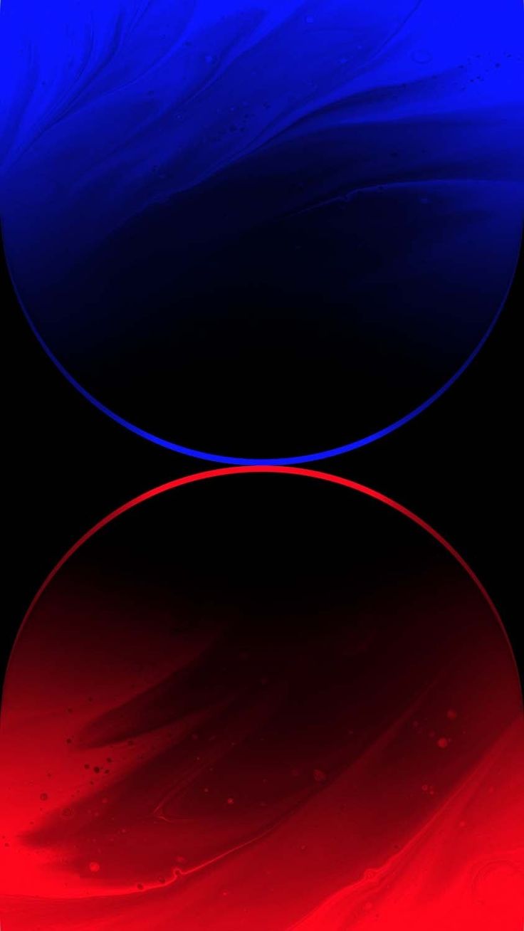 Red Blue Sphere iPhone Wallpaper