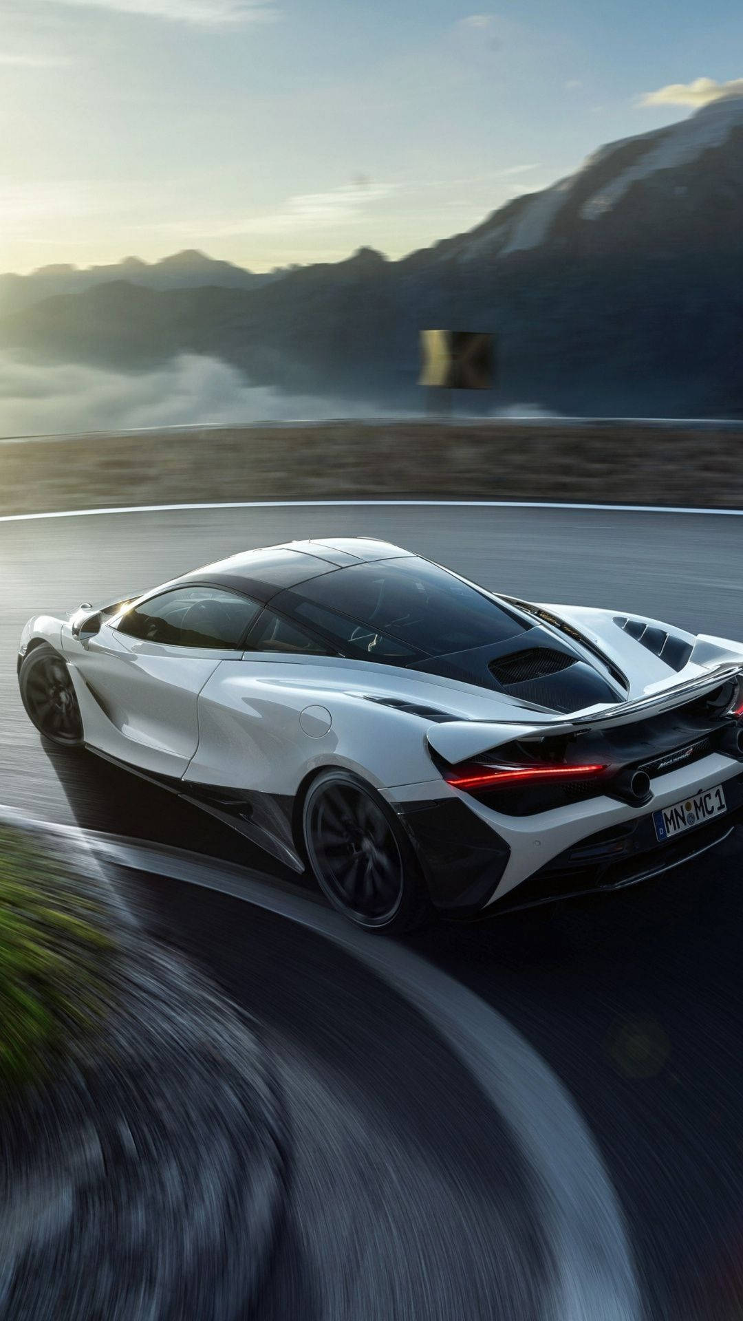 Download free Mclaren 720s Phone White