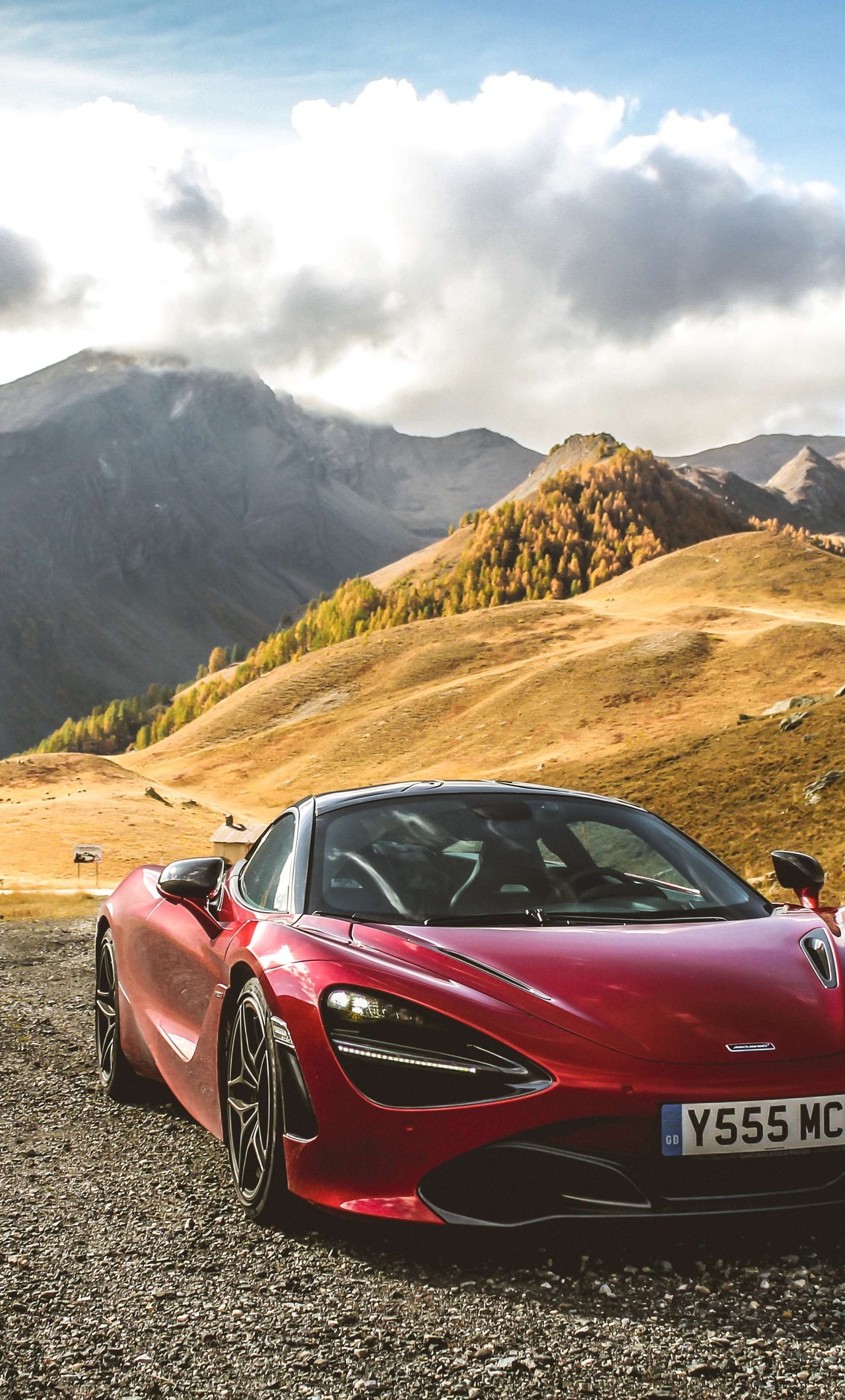 Red McLaren 720 S iPhone
