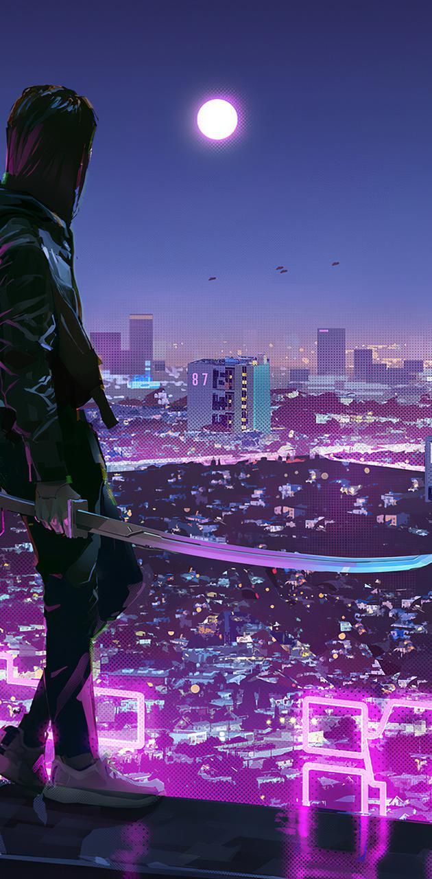 Neon Ninja wallpaper