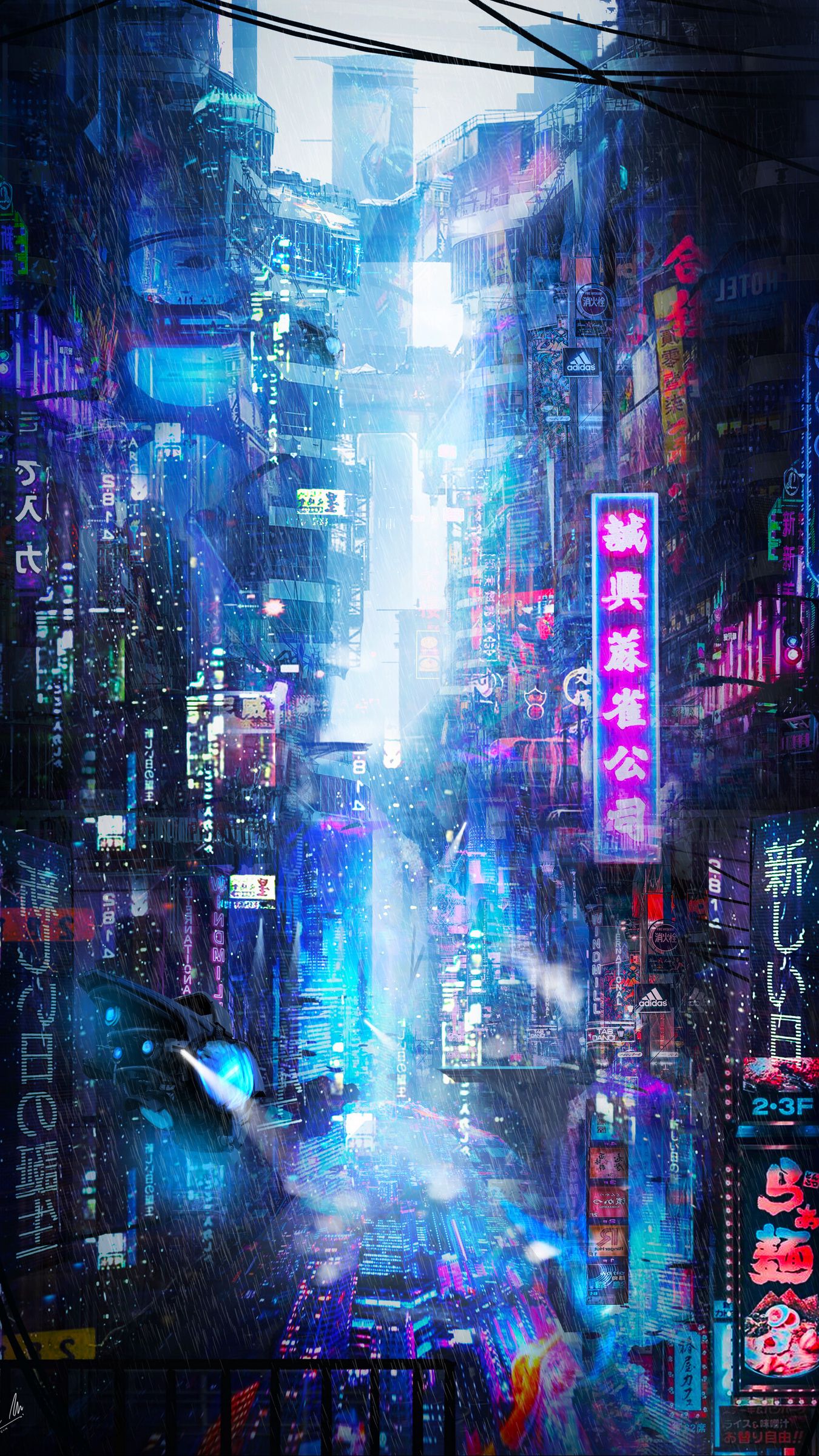 Futuristic City iPhone Wallpapers - Wallpaper Cave