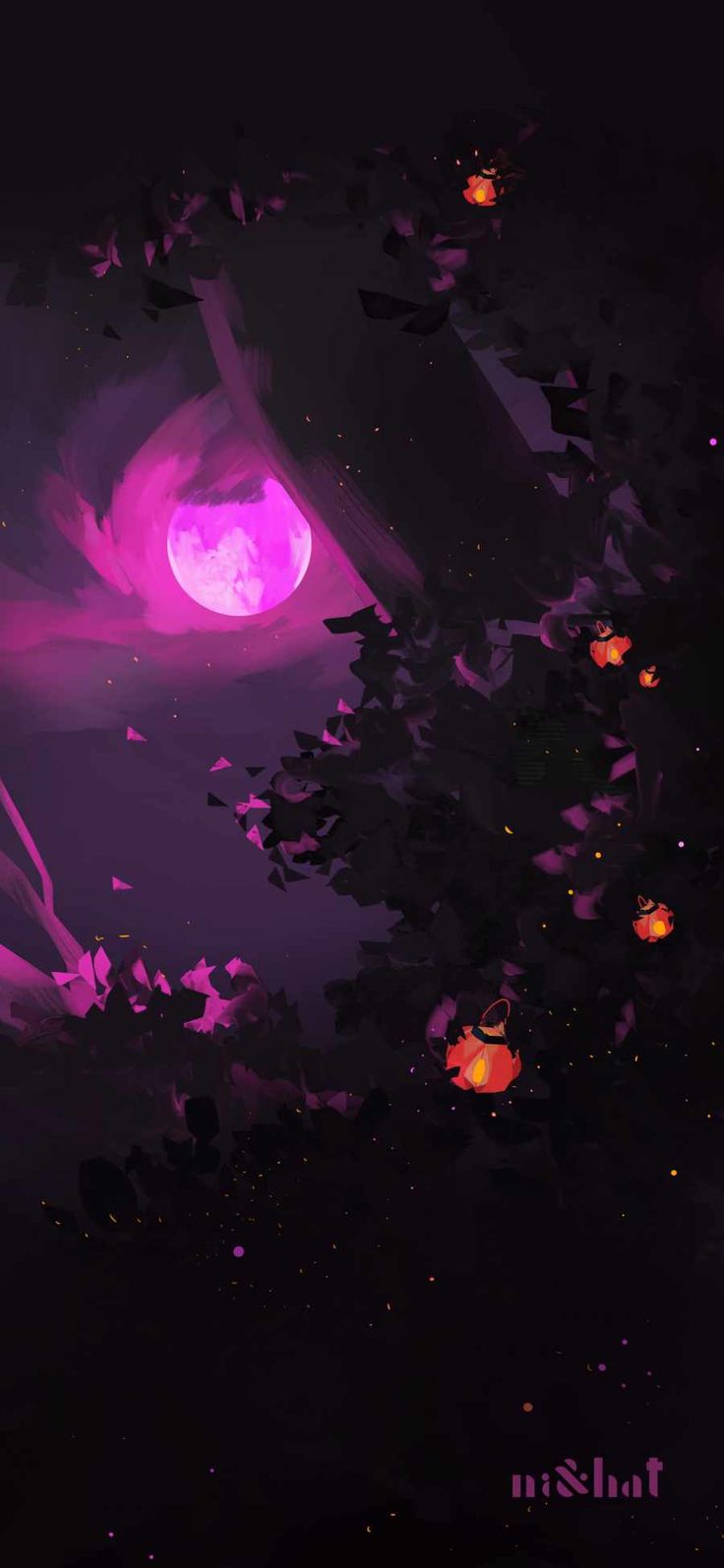 Neon Night HD IPhone Wallpaper