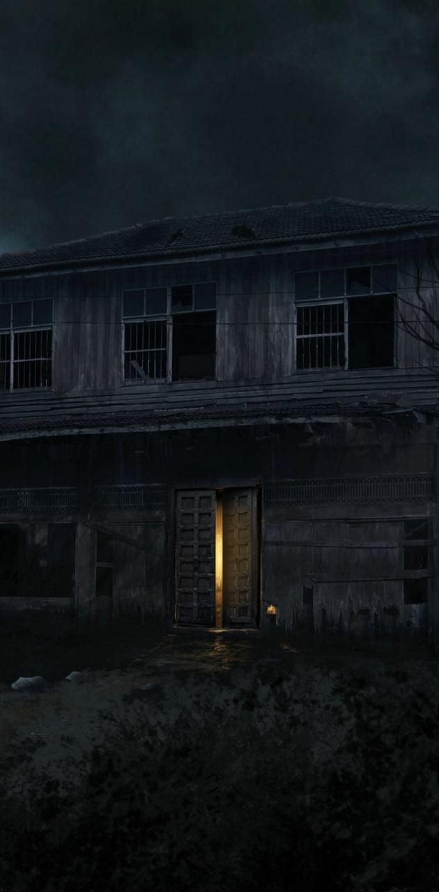 Dark Night House wallpaper