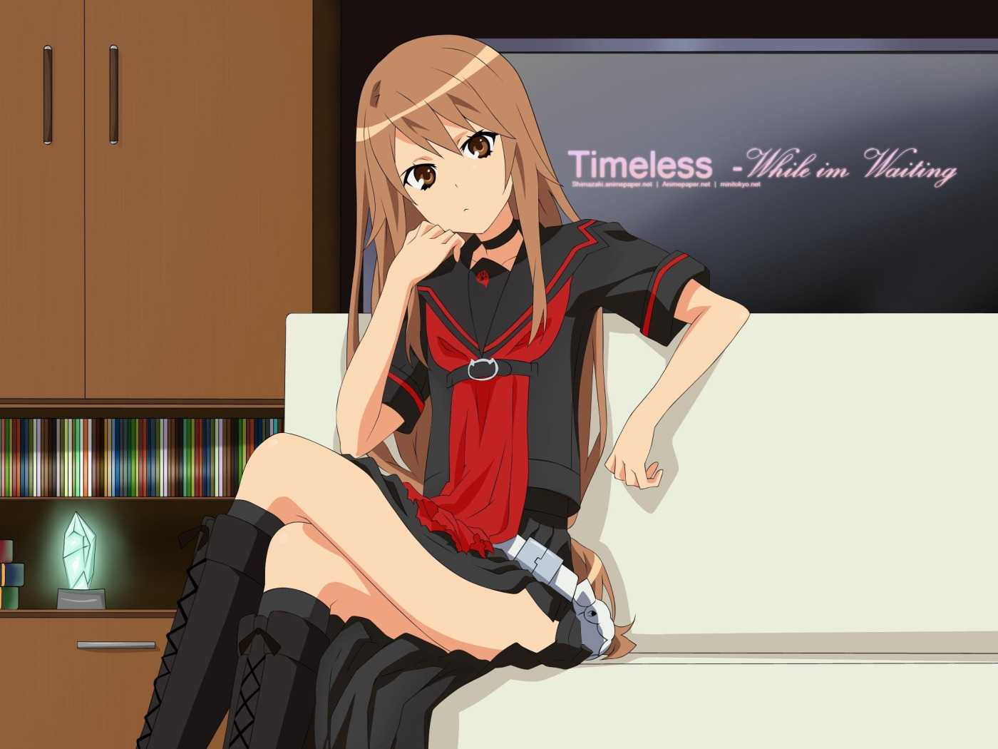 Download Wallpaper Ookami San, Ryoko