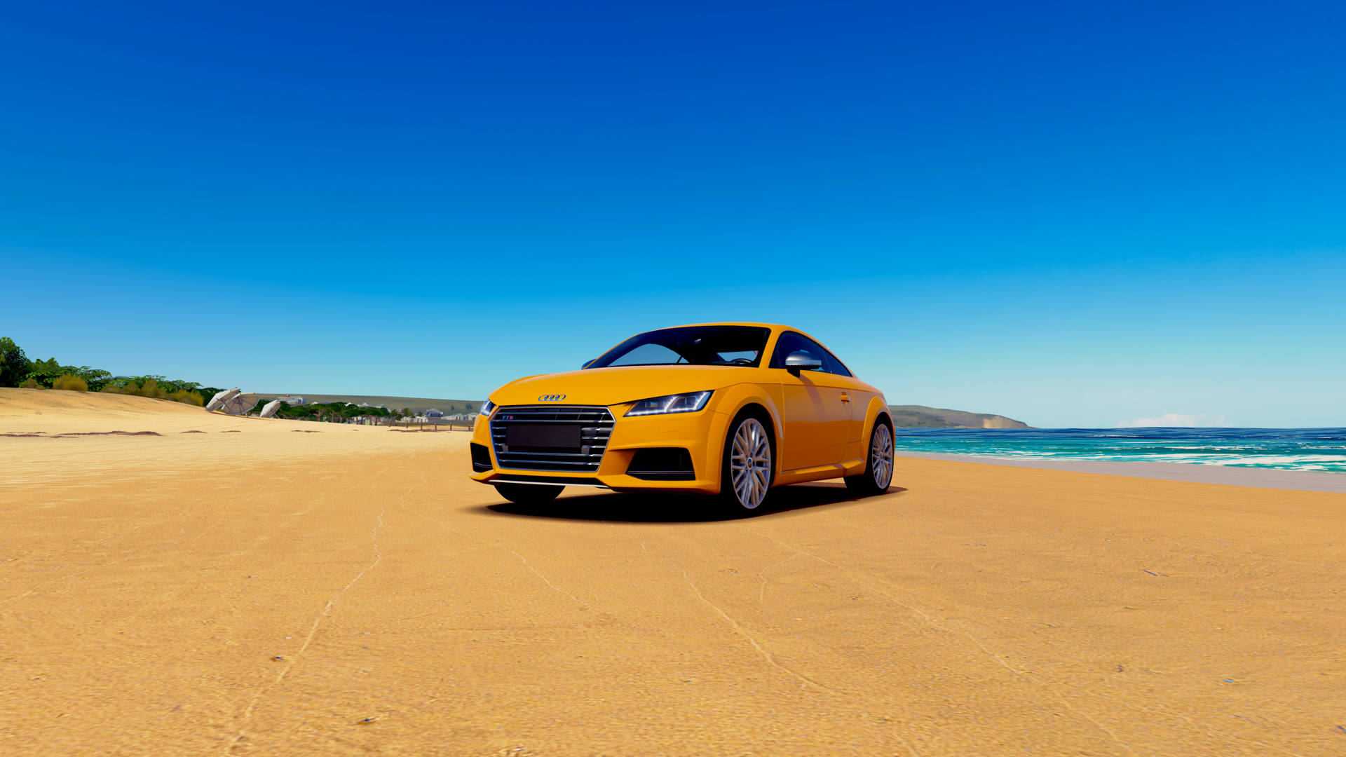 Download Yellow Audi From Forza Horizon