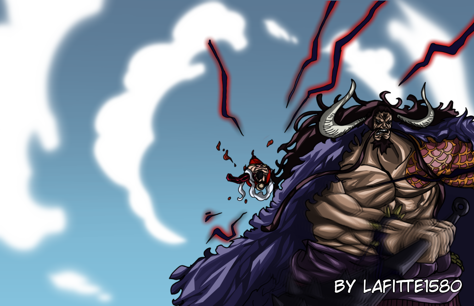 Monkey D Luffy Kaido One Piece