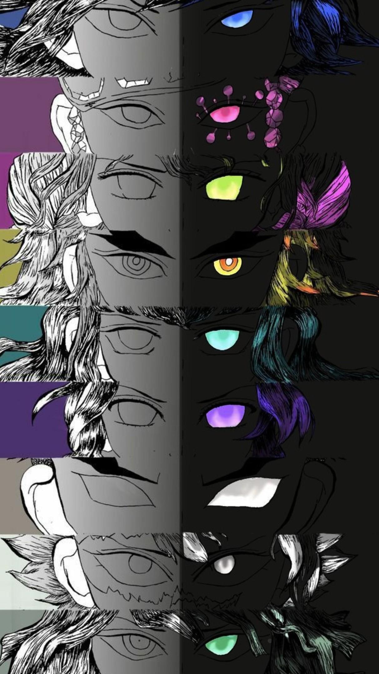 Hashira & upper Moon Wallpaper APK