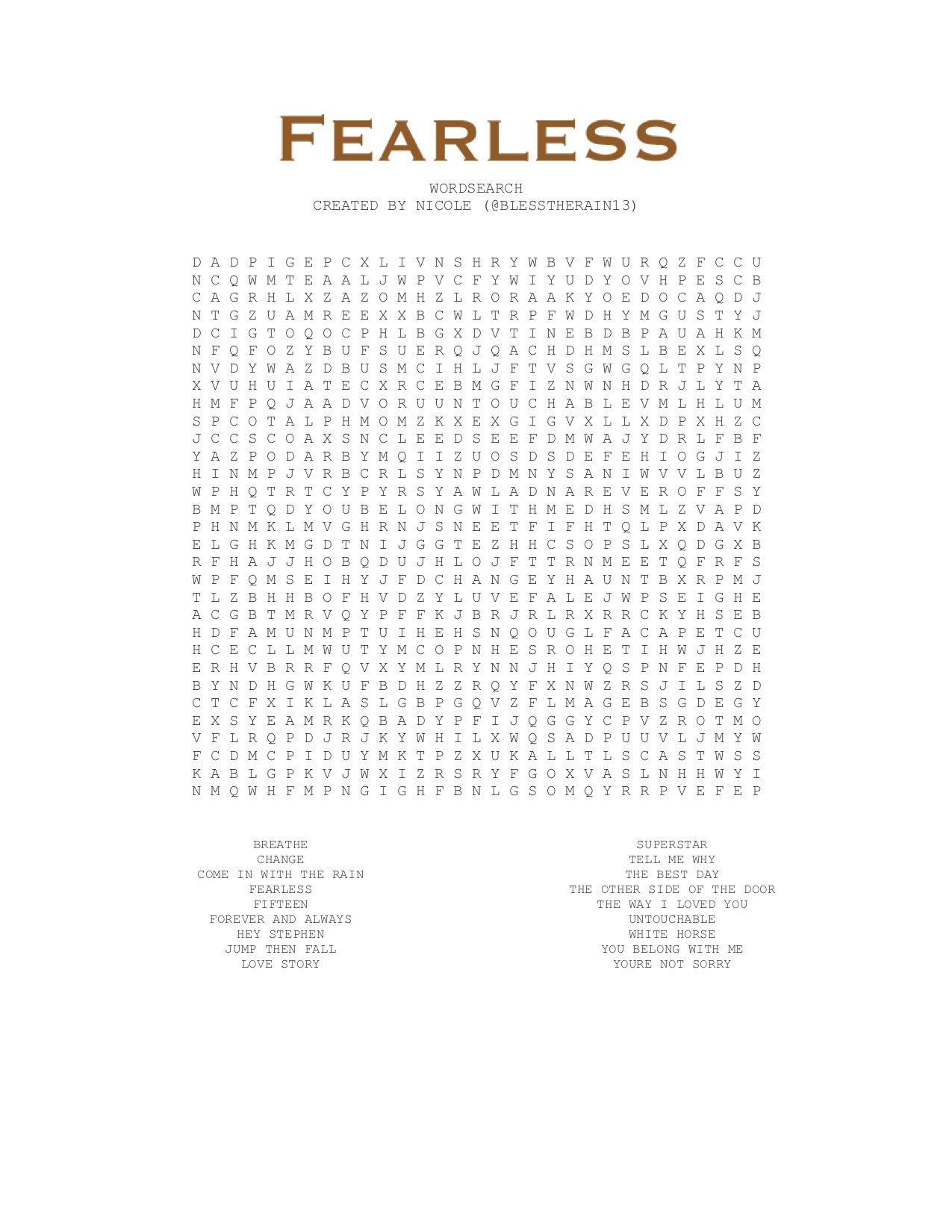 Taylor Swift's Fearless Tour in 2023