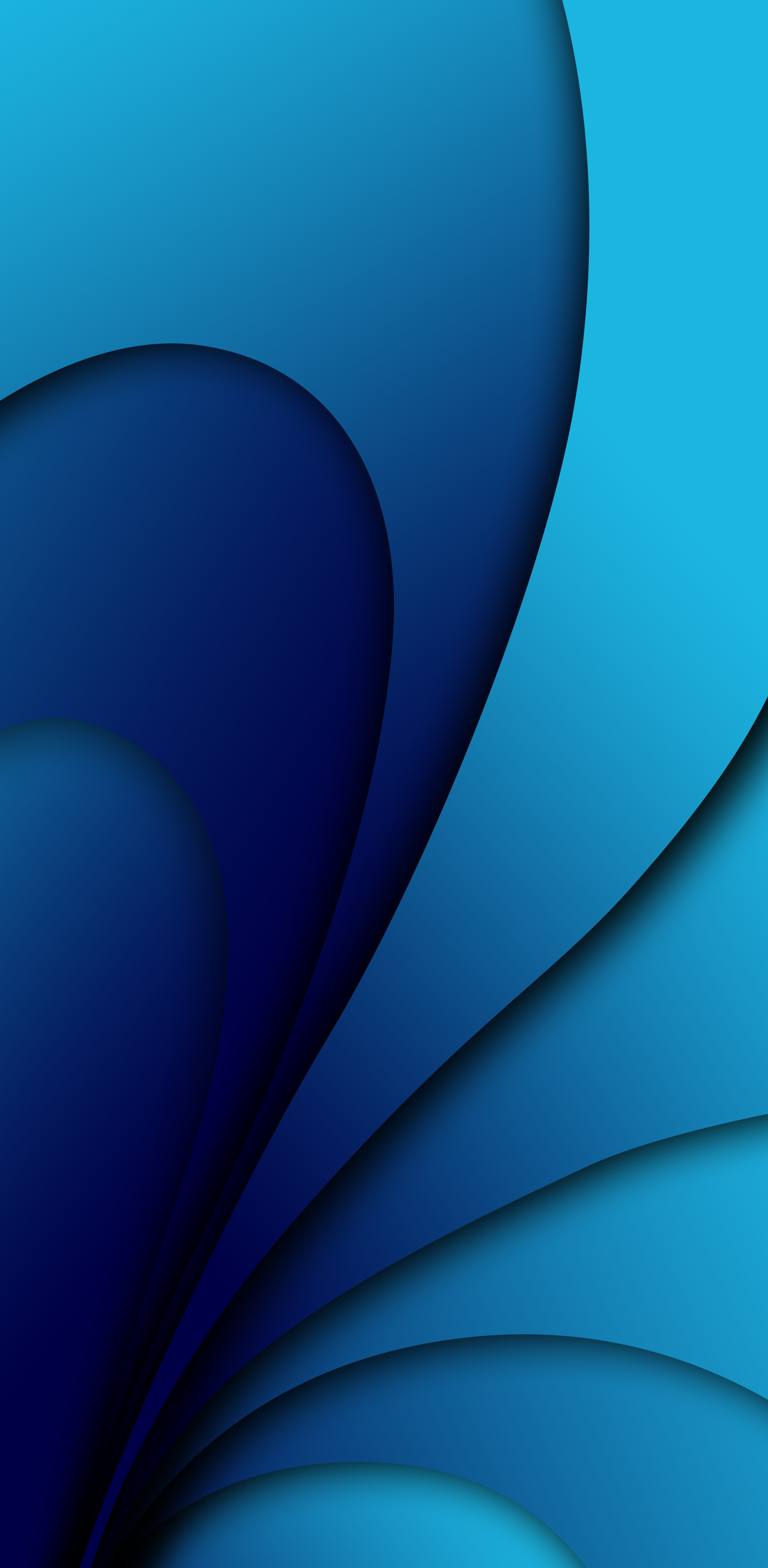 iOS 15 Blue SPiral Gradient