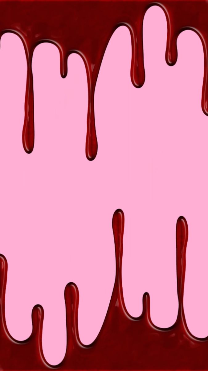 pink blood drips iPhone wallpaper
