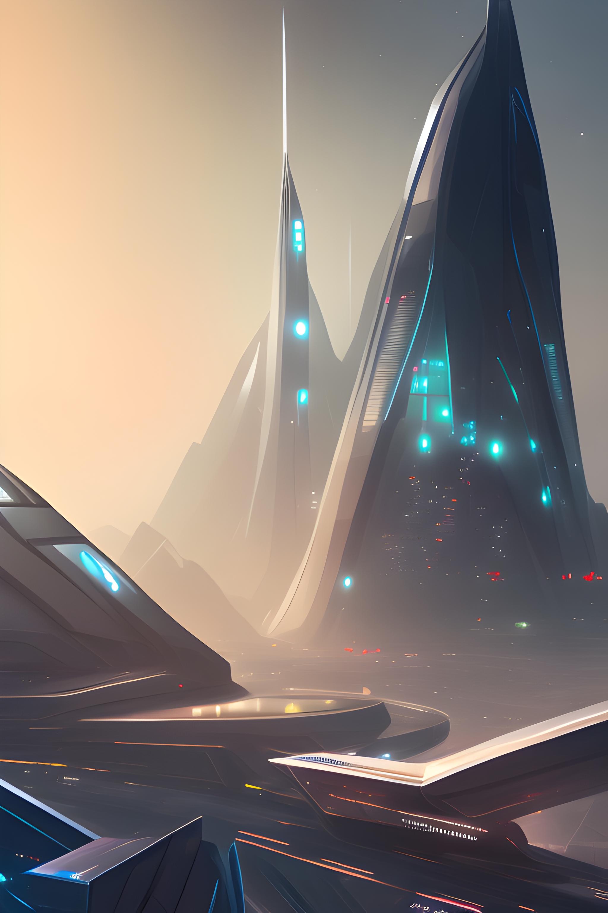 2k resolution wallpaper of a futuristic