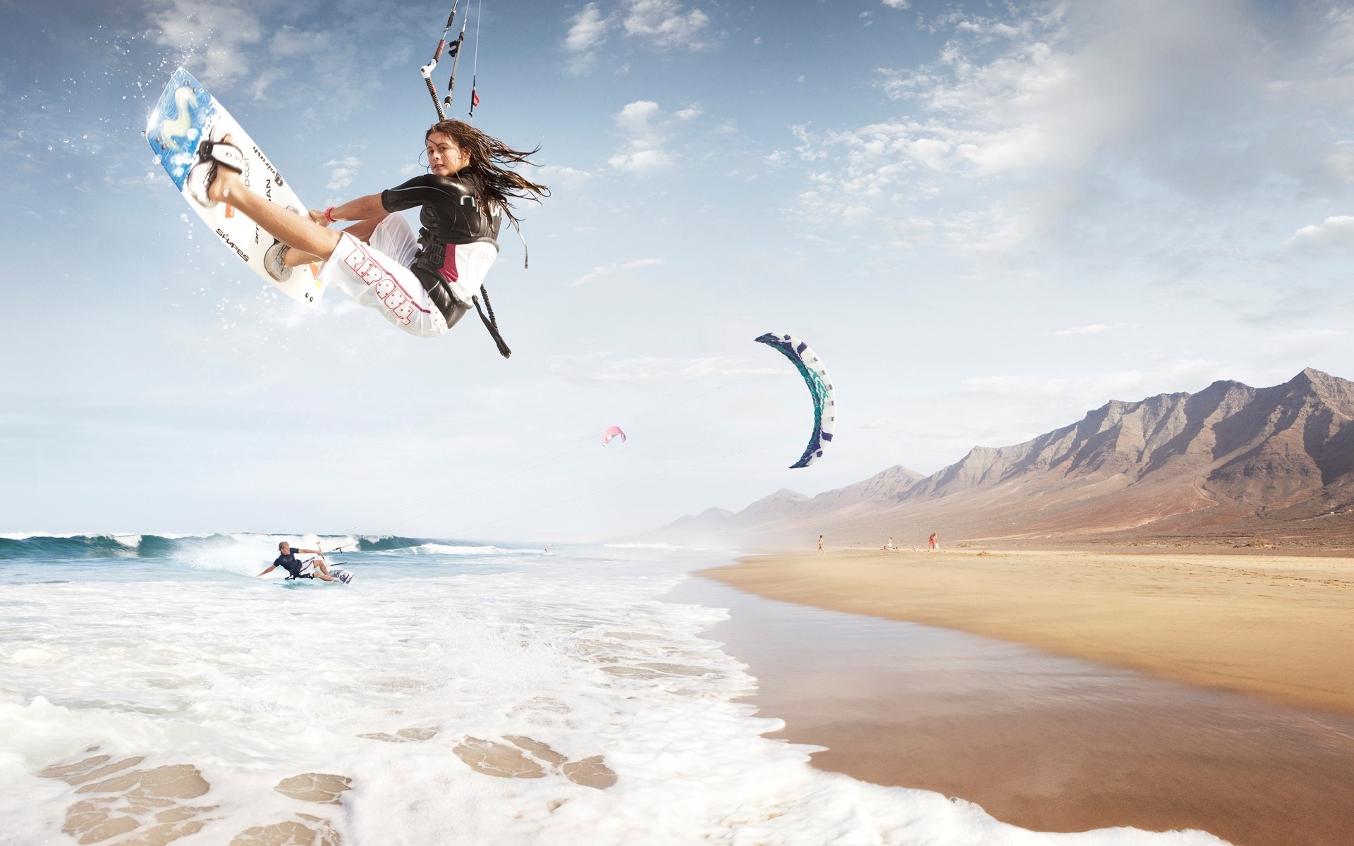 Download Kitesurfing Sports HD Wallpaper