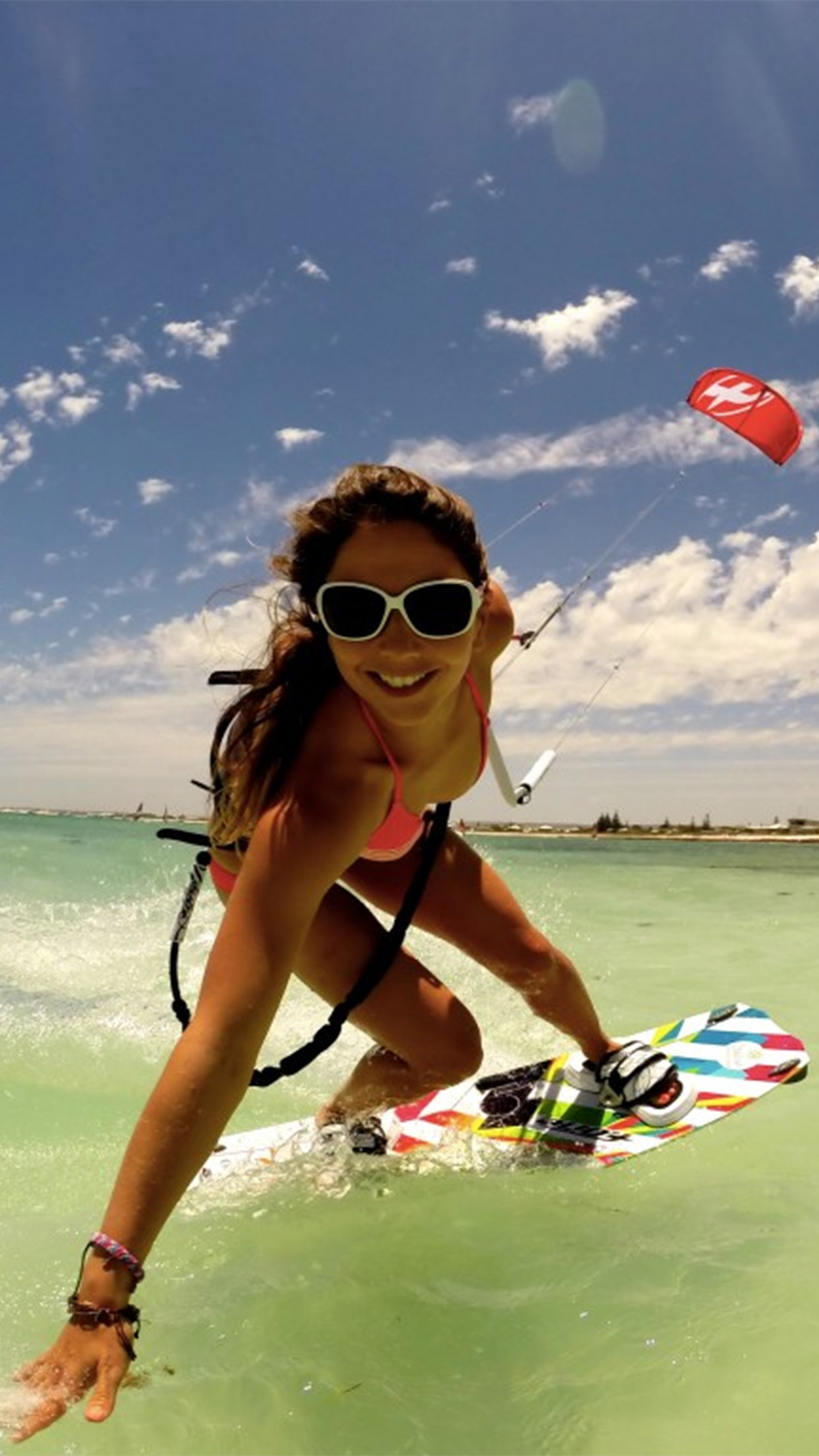 Kite surf water Wallpaper for iPhone 11