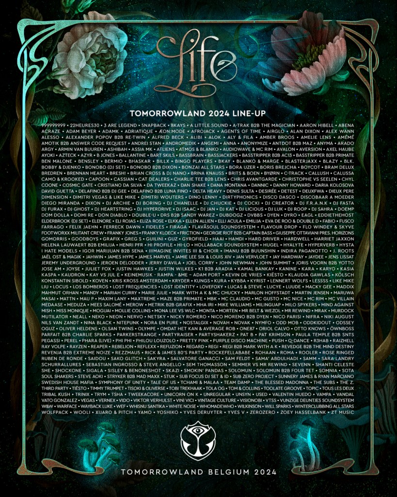 Tomorrowland 2024 Lineup: Swedish House