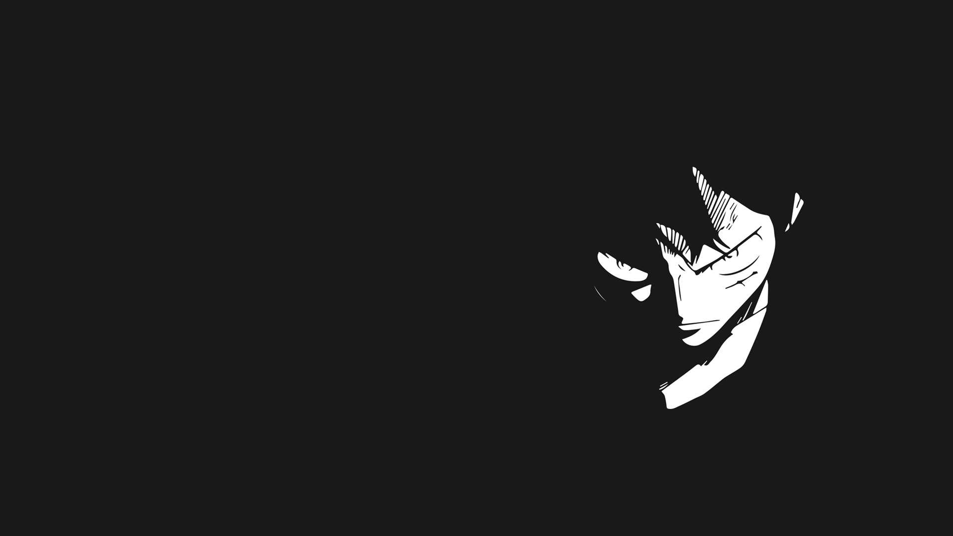 One Piece Black and White Wallpaper