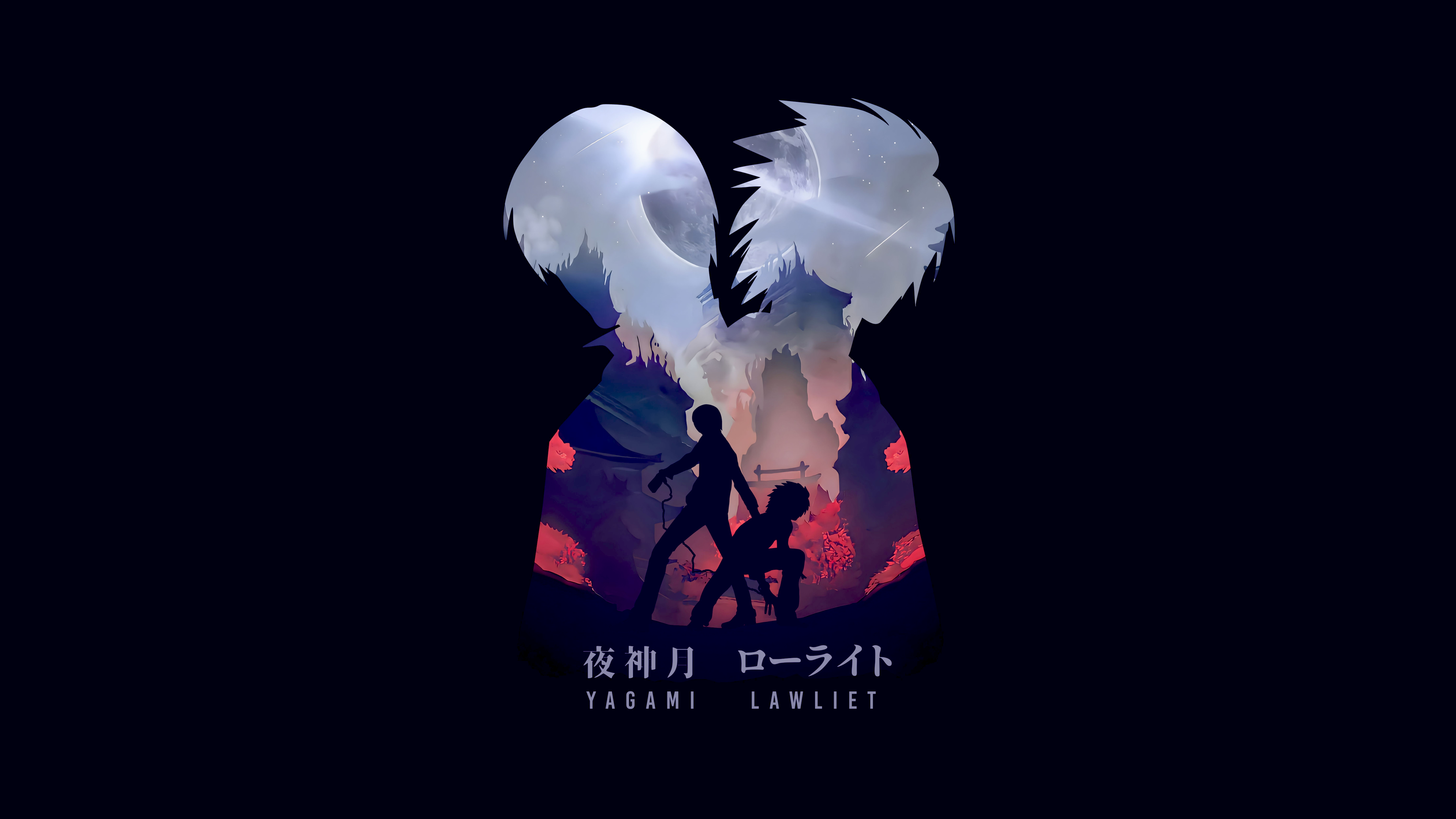 Light Yagami Wallpaper 4K, L Lawliet, Death Note