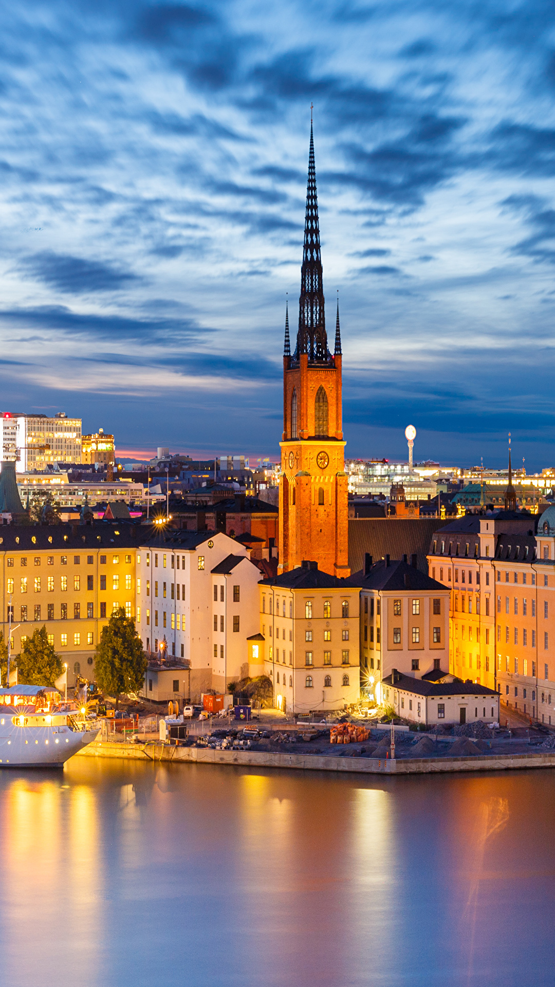 Wallpaper Stockholm Sweden Tower Coast