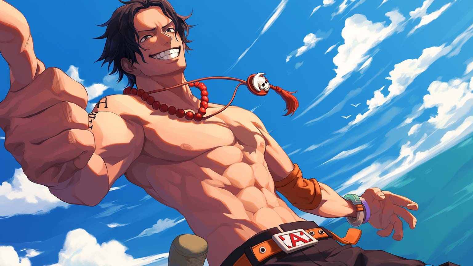 Funny Portgas D. Ace Desktop Wallpaper Piece Wallpaper 4K