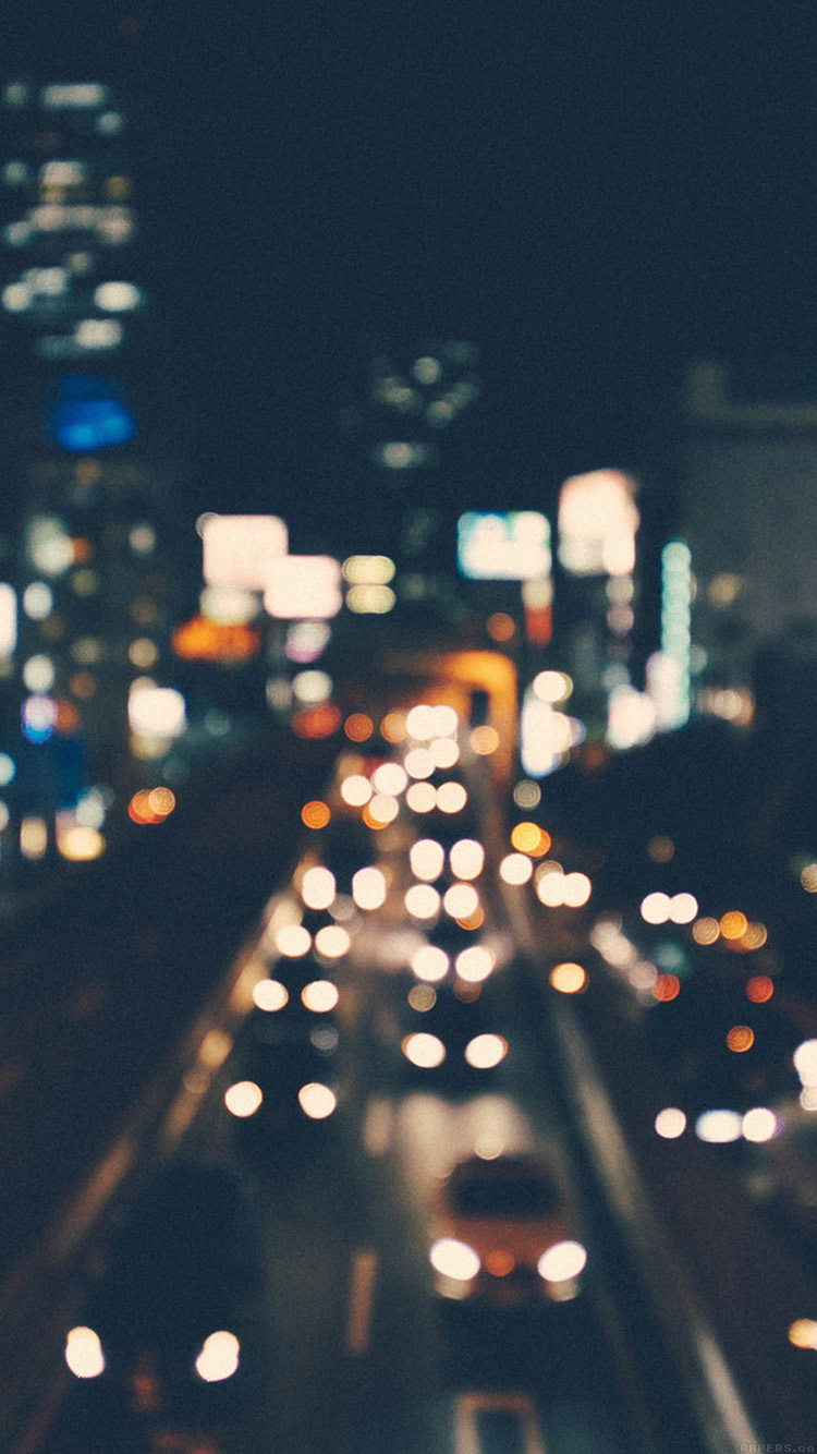 City Bokeh Night Street Nature