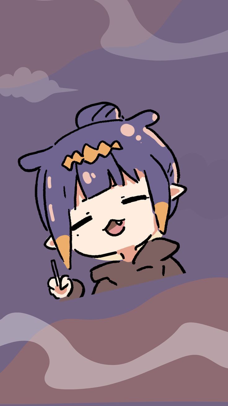 Ninomae Ina'nis Phone. Holo wallpaper