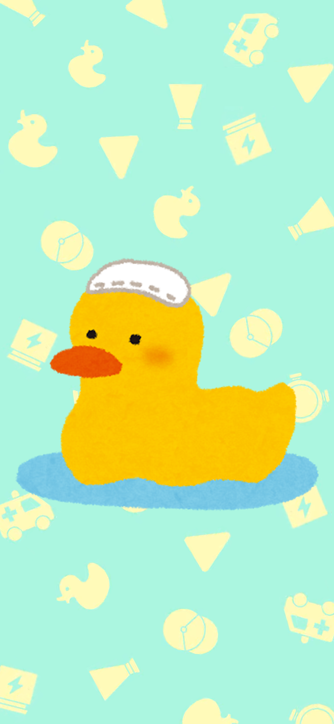 I made phone wallpaper for my two