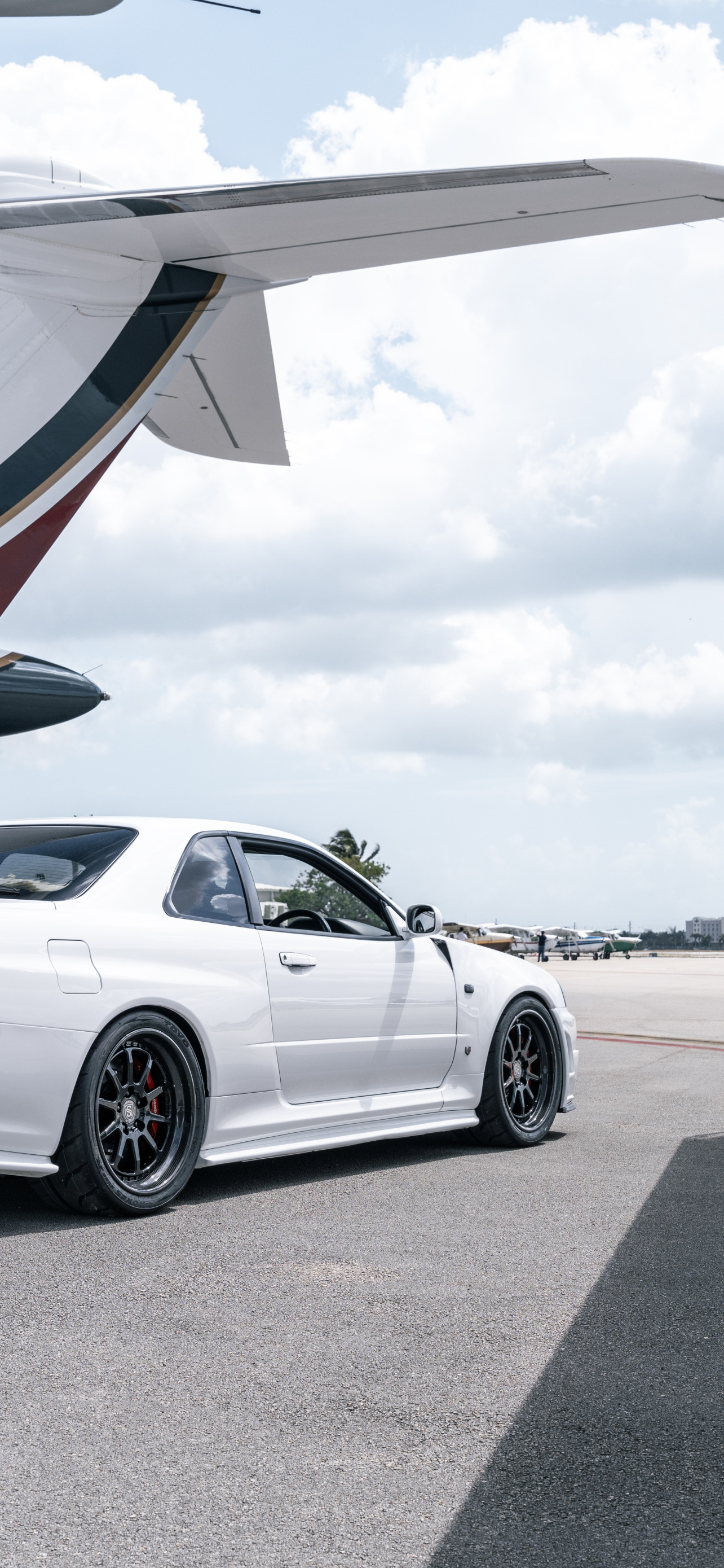 Wallpaper GT R, White, R34, Aircraft