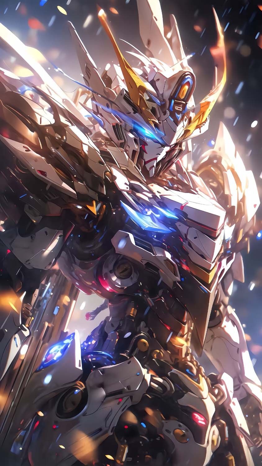 Gundam Robot iPhone Wallpaper in 2024