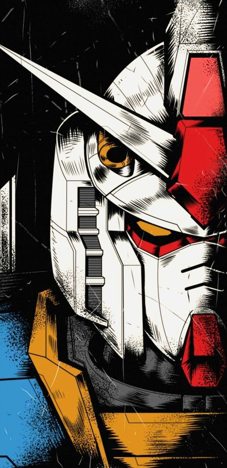 Gundam Robot with Helmet