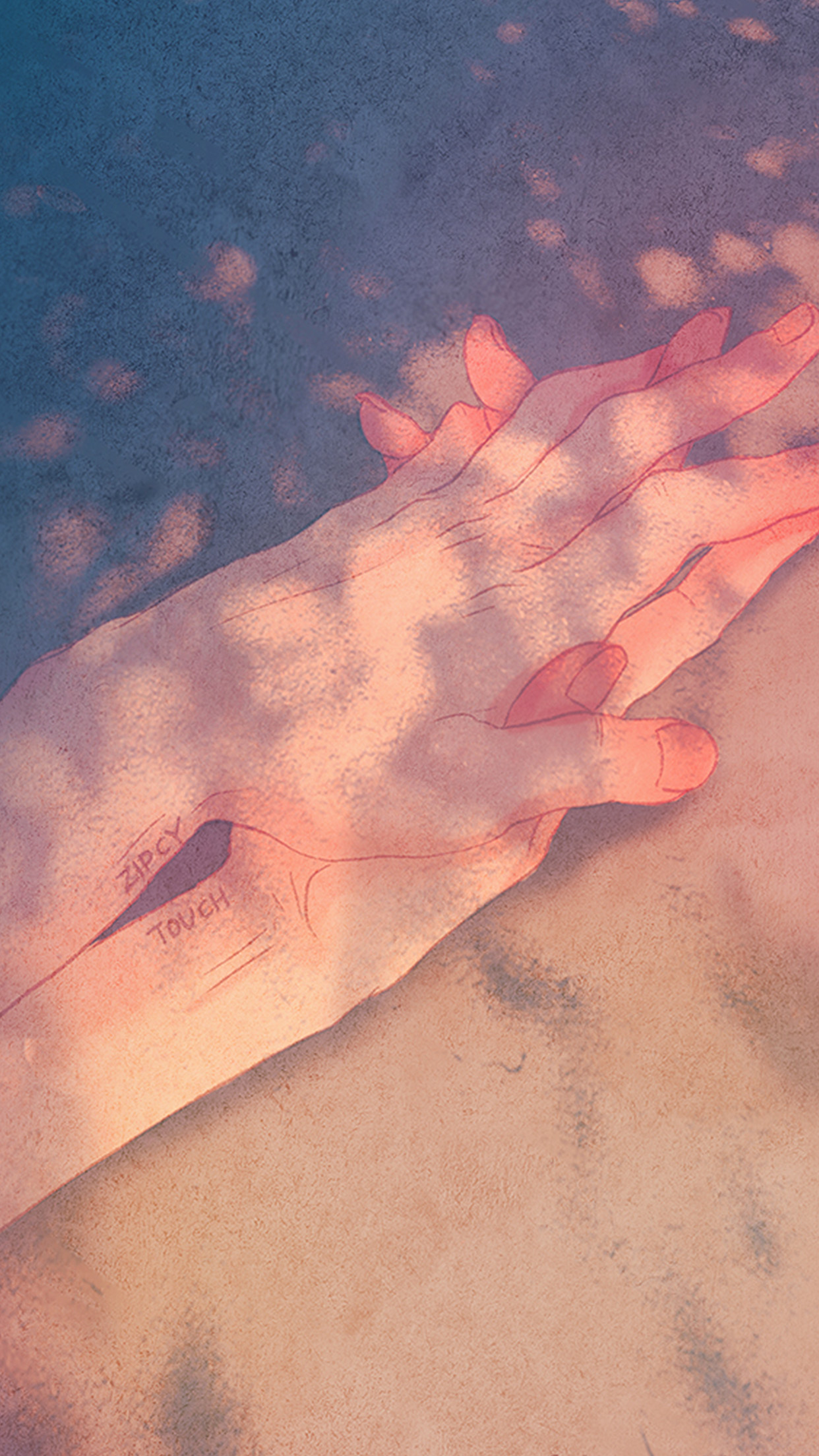 Zipcy Love Hand Art Illustration Anime