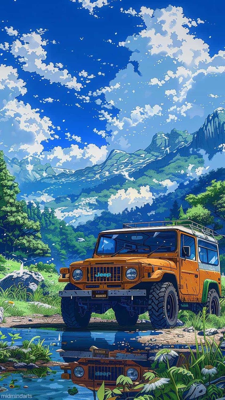 Off Road in Nature iPhone Wallpaper HD