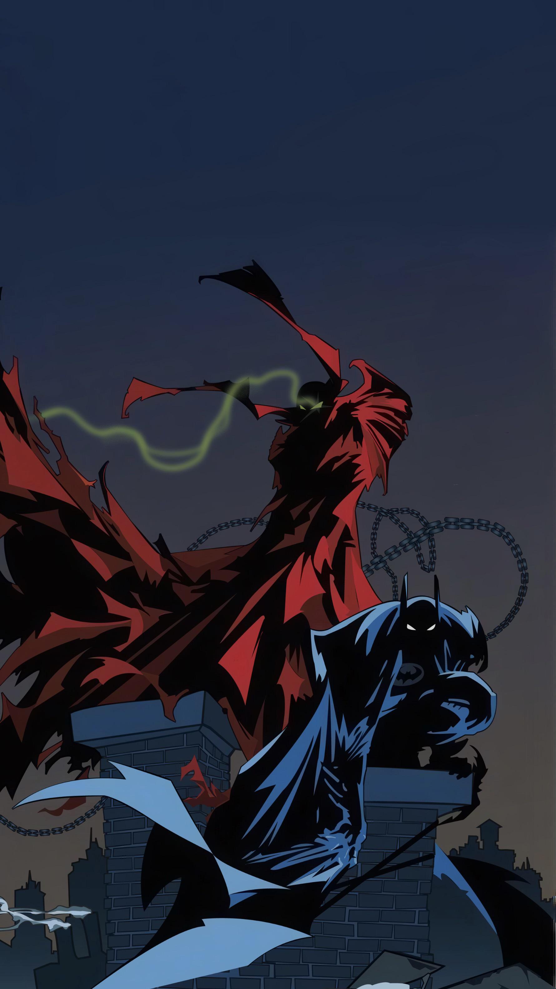 Spawn x Batman Wallpaper