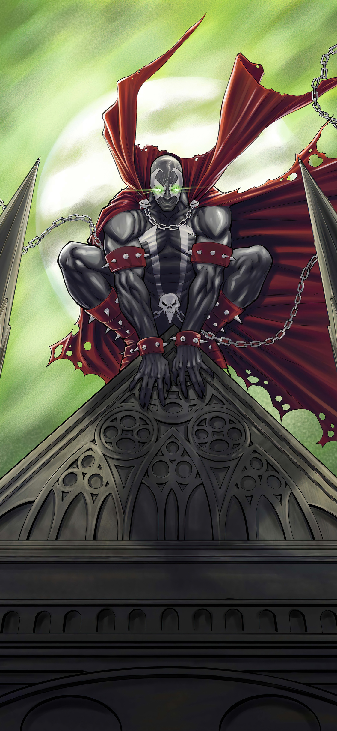 Spawn Fanart 4k iPhone XS