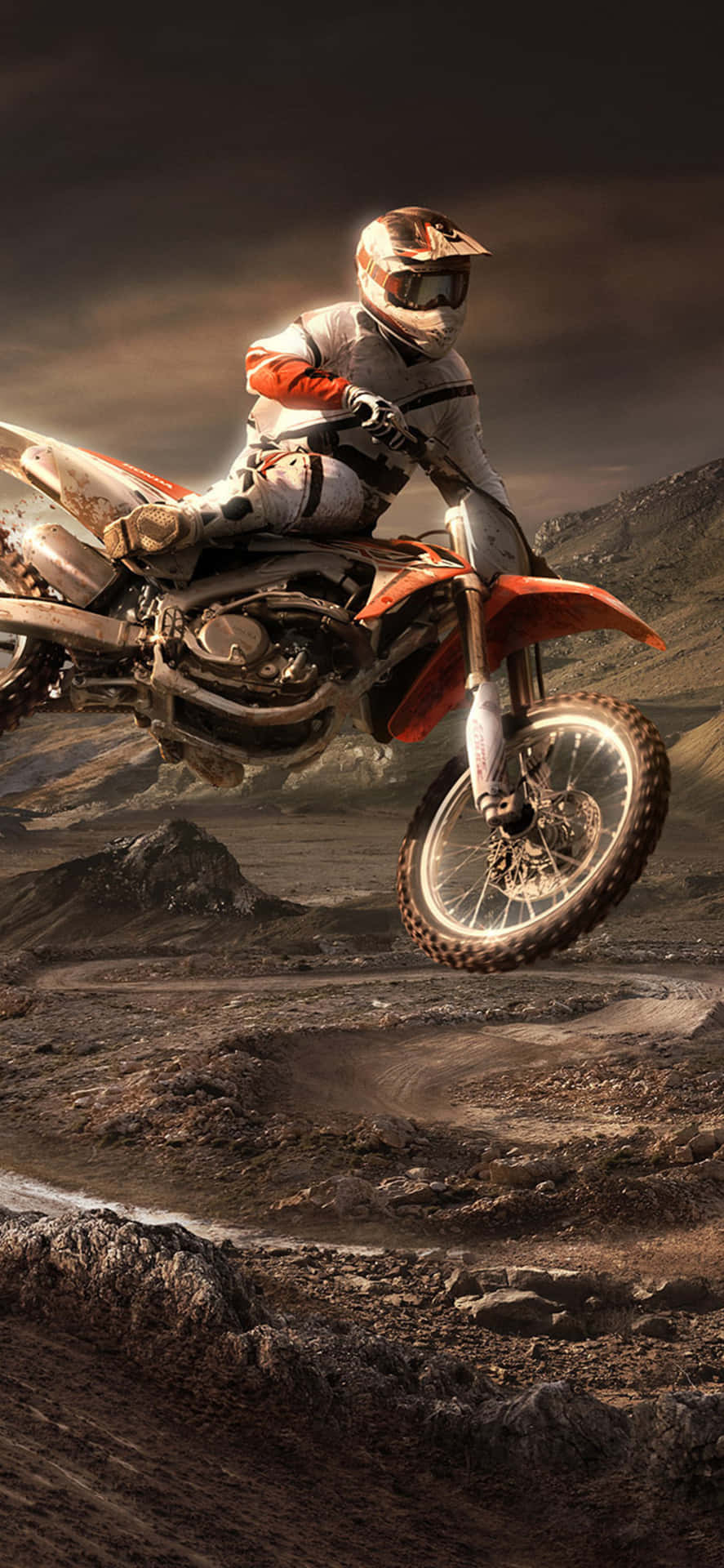 Download Honda Dirt Bike Jumping Off