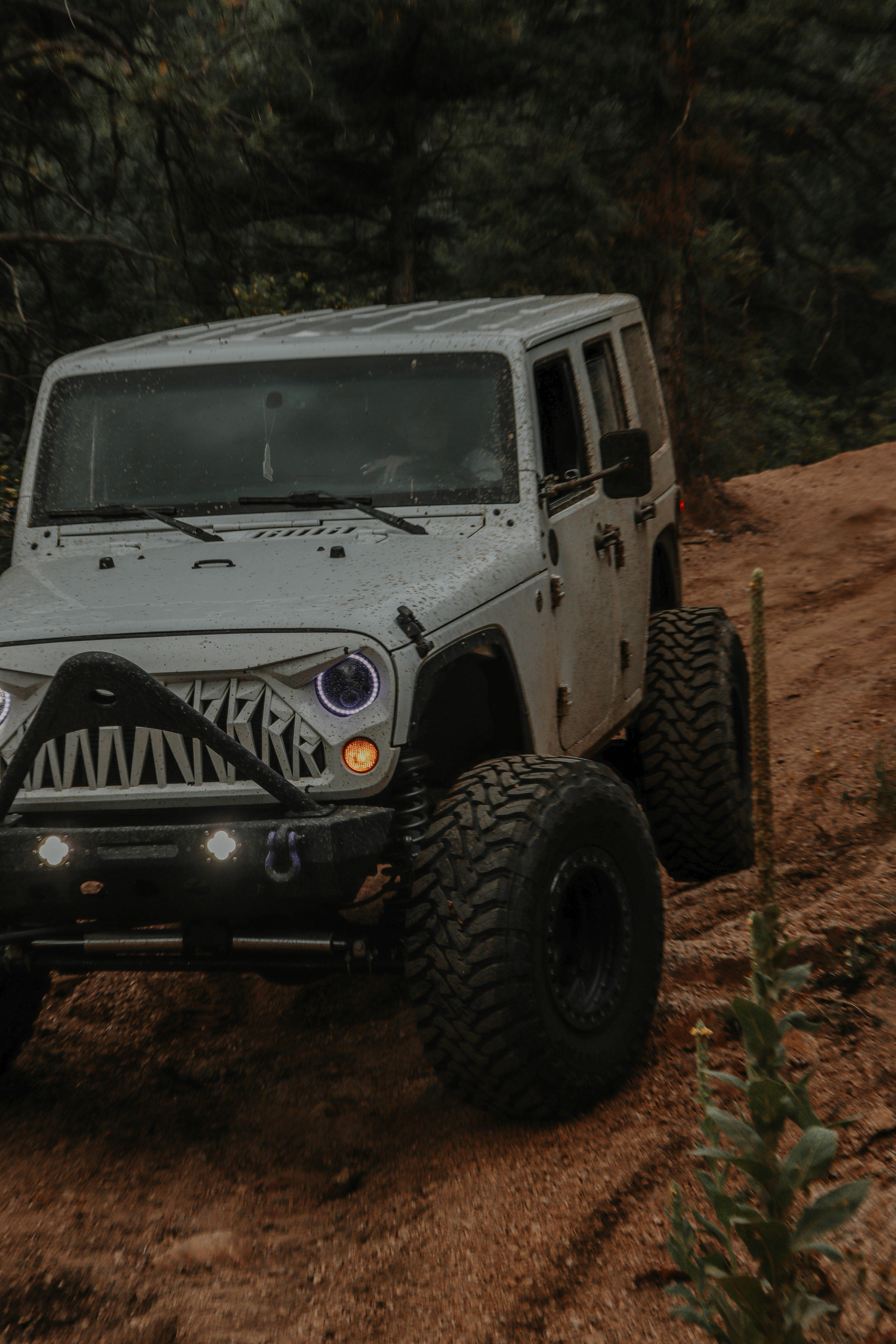 Jeep Wrangler Driving in an Off Road