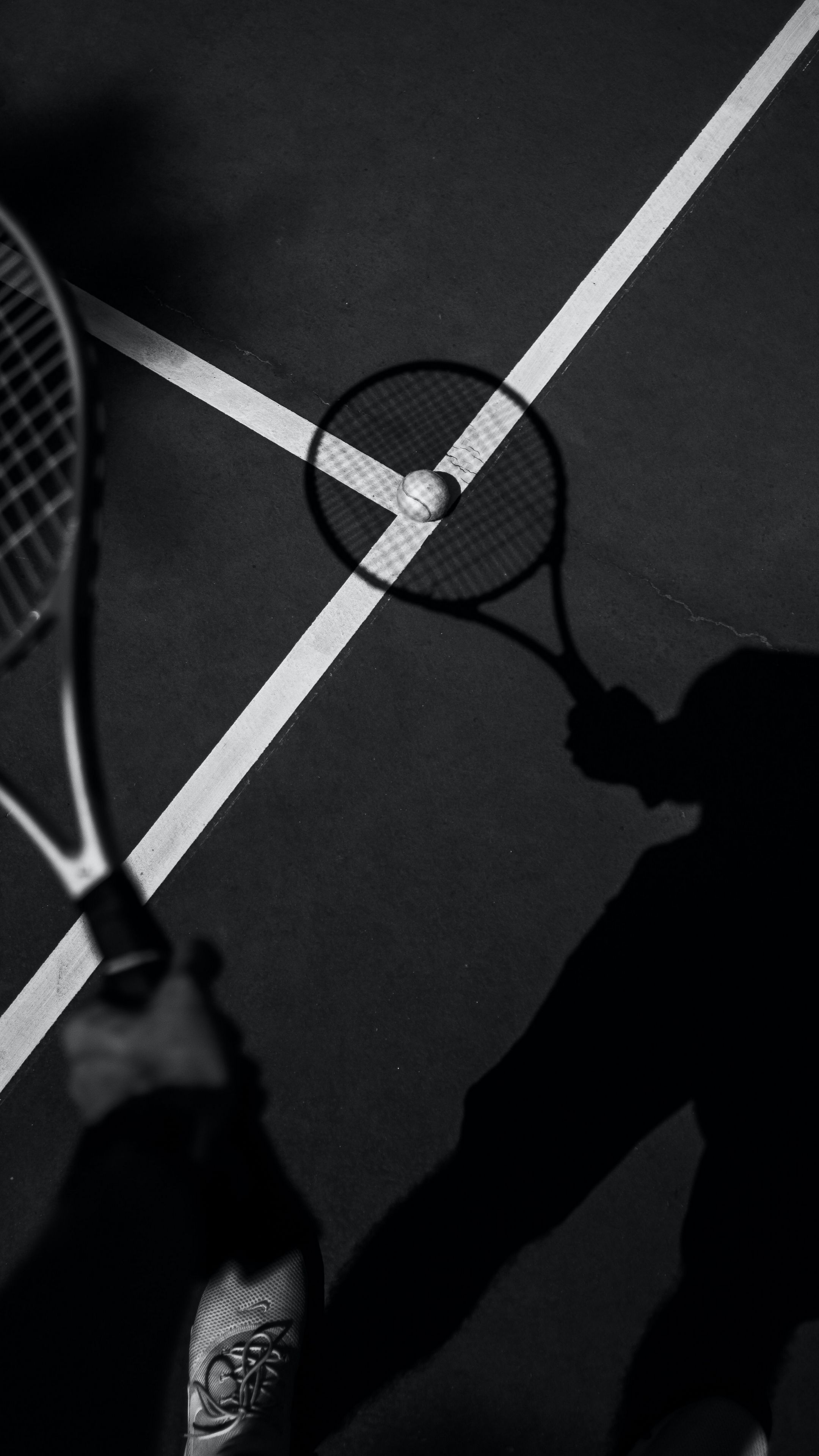 Download wallpaper 2160x3840 tennis
