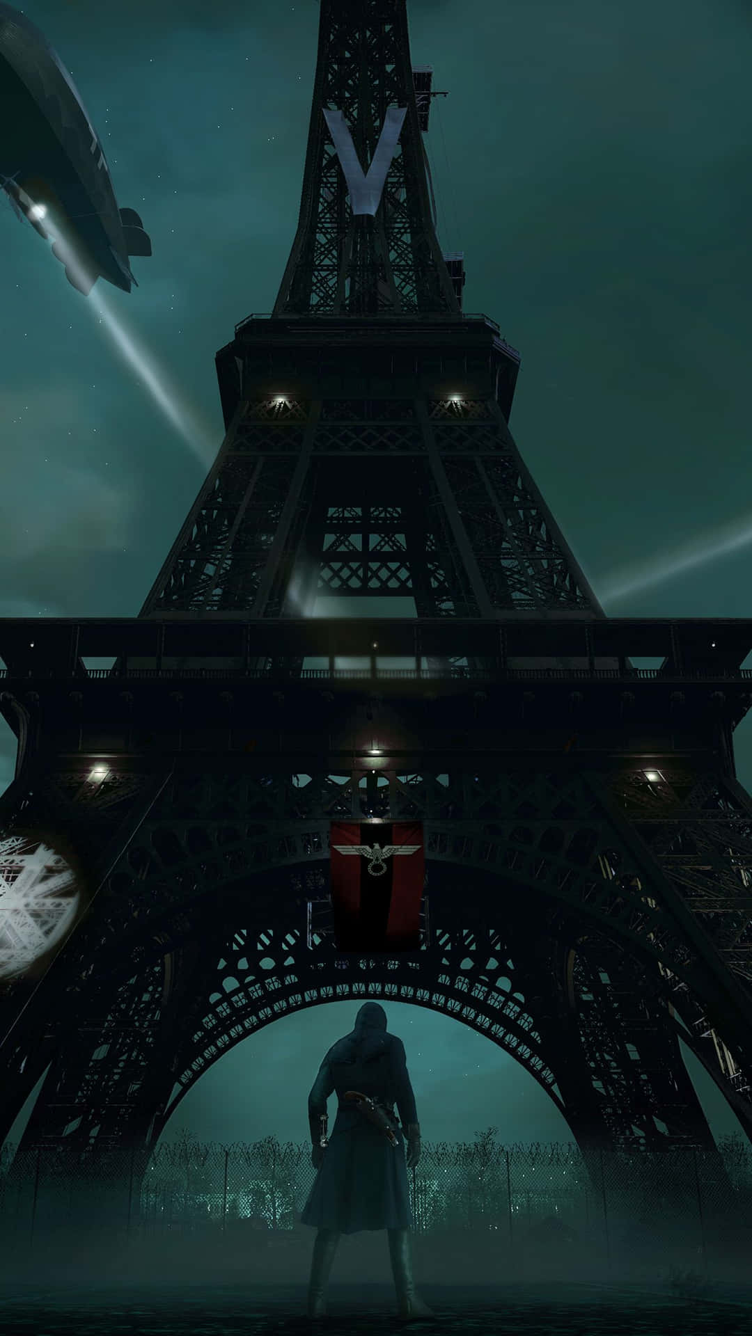Creed Valhalla Eiffel Tower Background