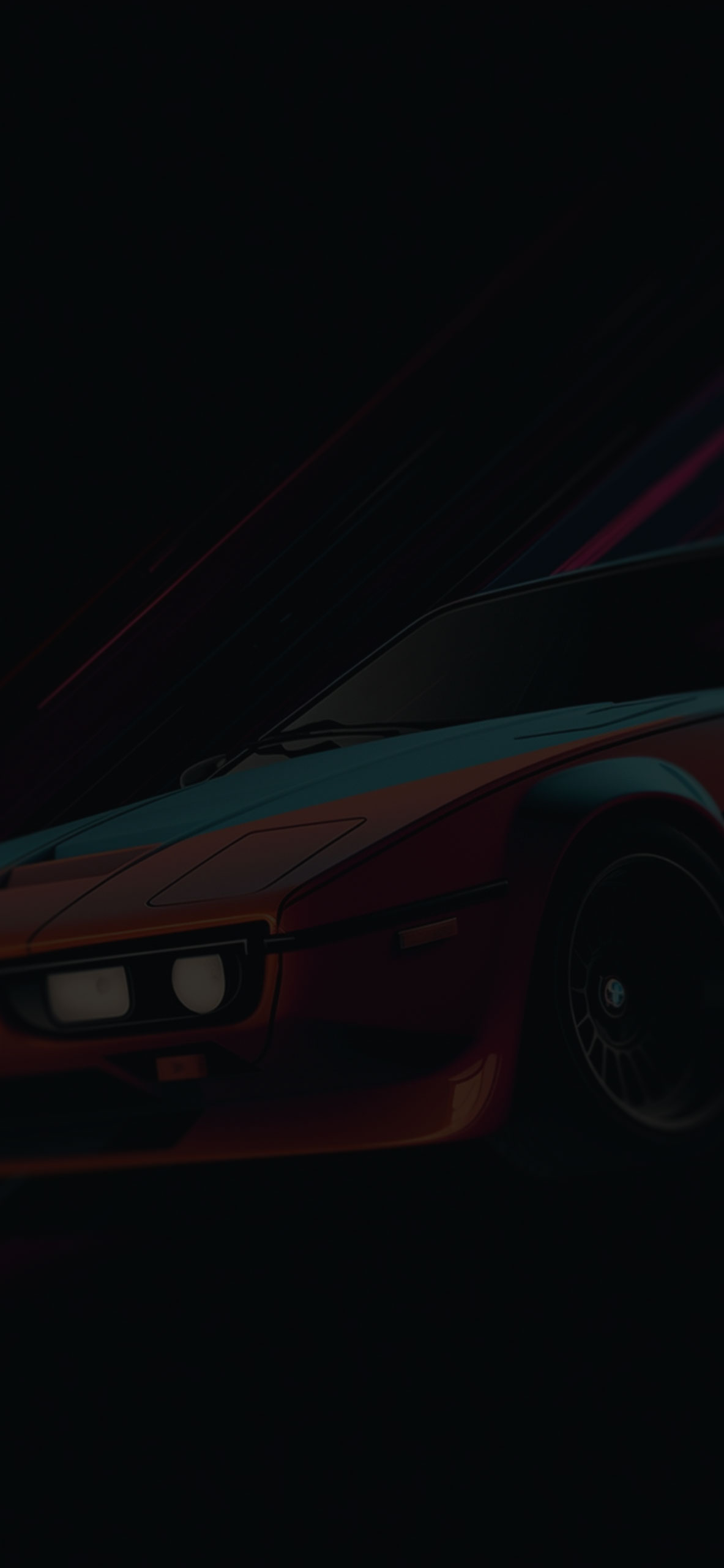 BMW M1 Black Art Wallpaper BMW