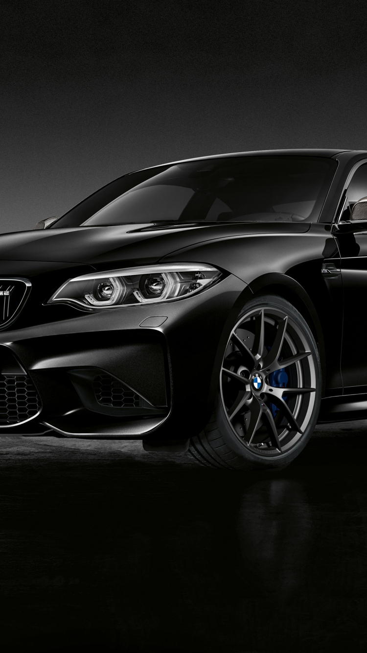 wallpaper 750x1334 black, bmw m2