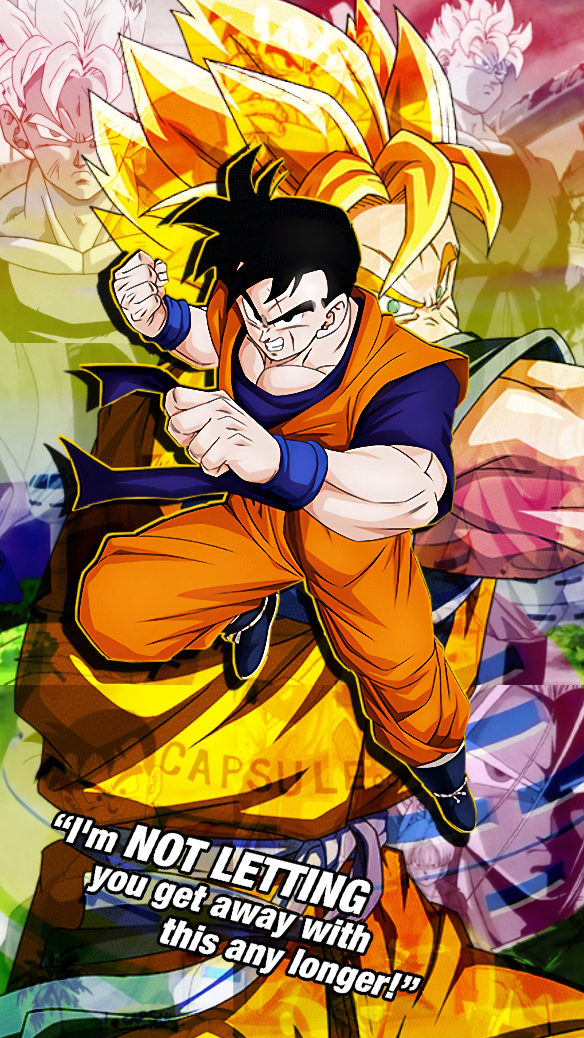 Heroic Warrior Future Gohan phone wallpaper