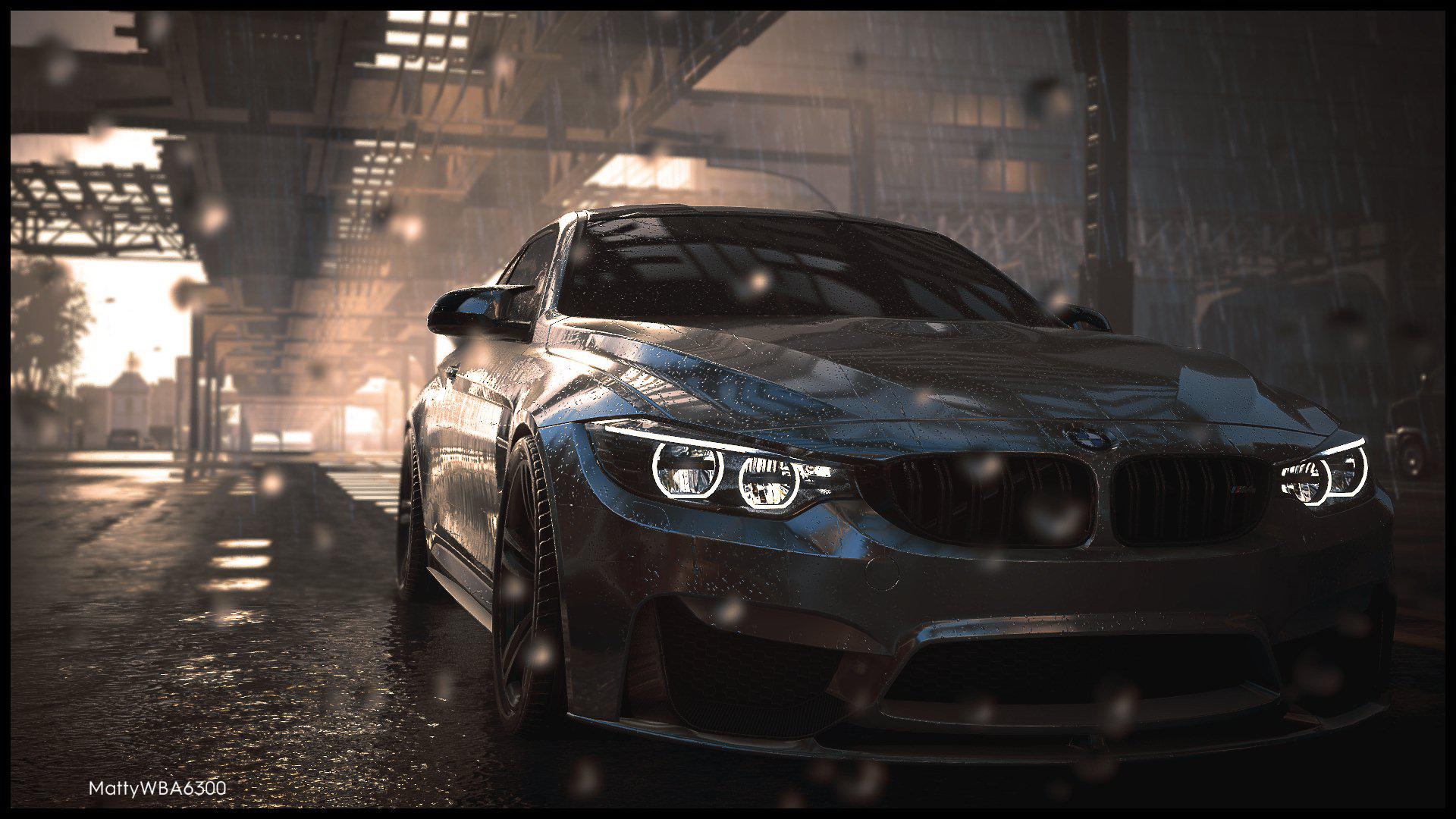 BMW M4 In The Rain, R The_Crew