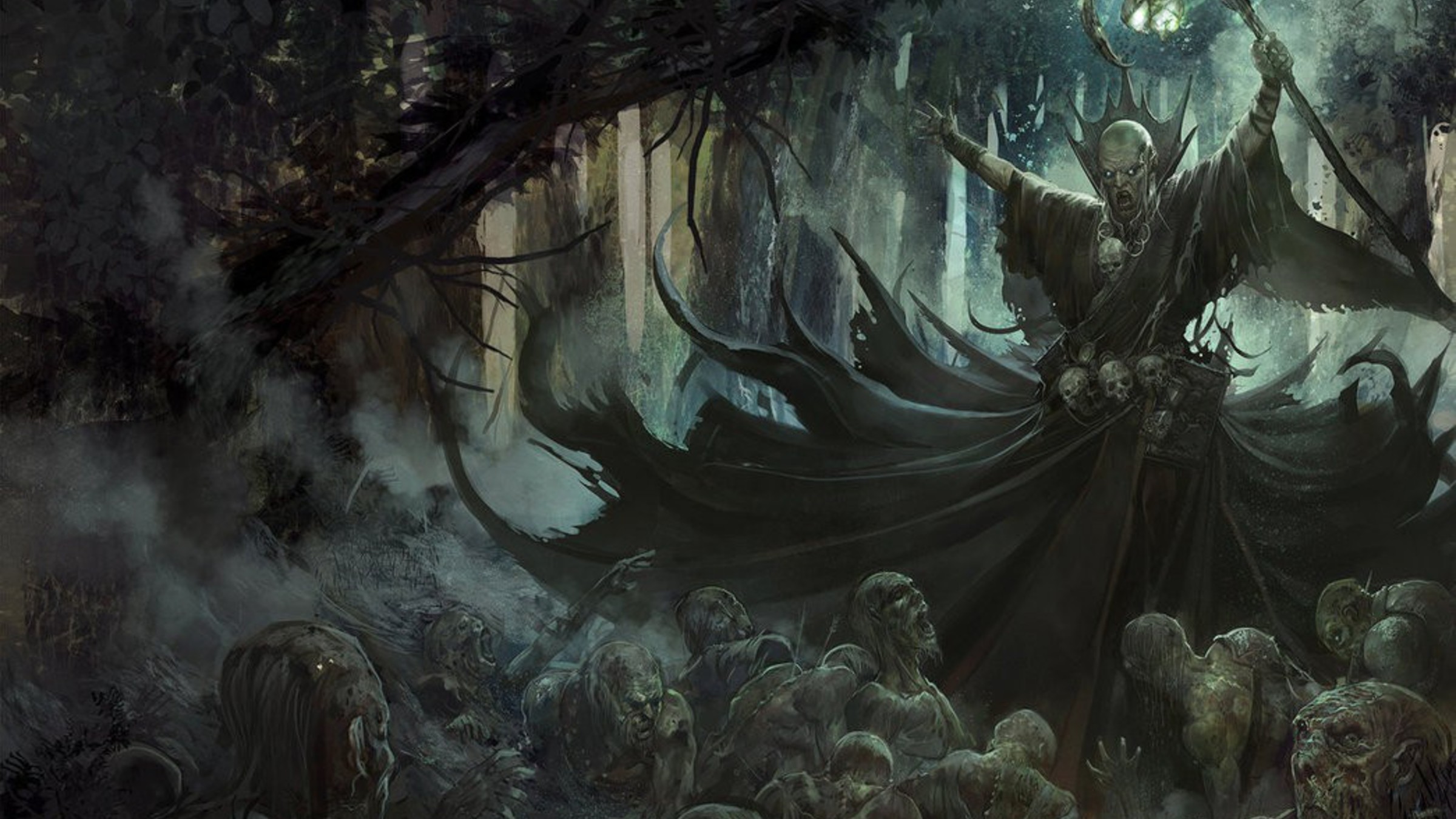 Necromancer Artwork Fantasy Art Forests