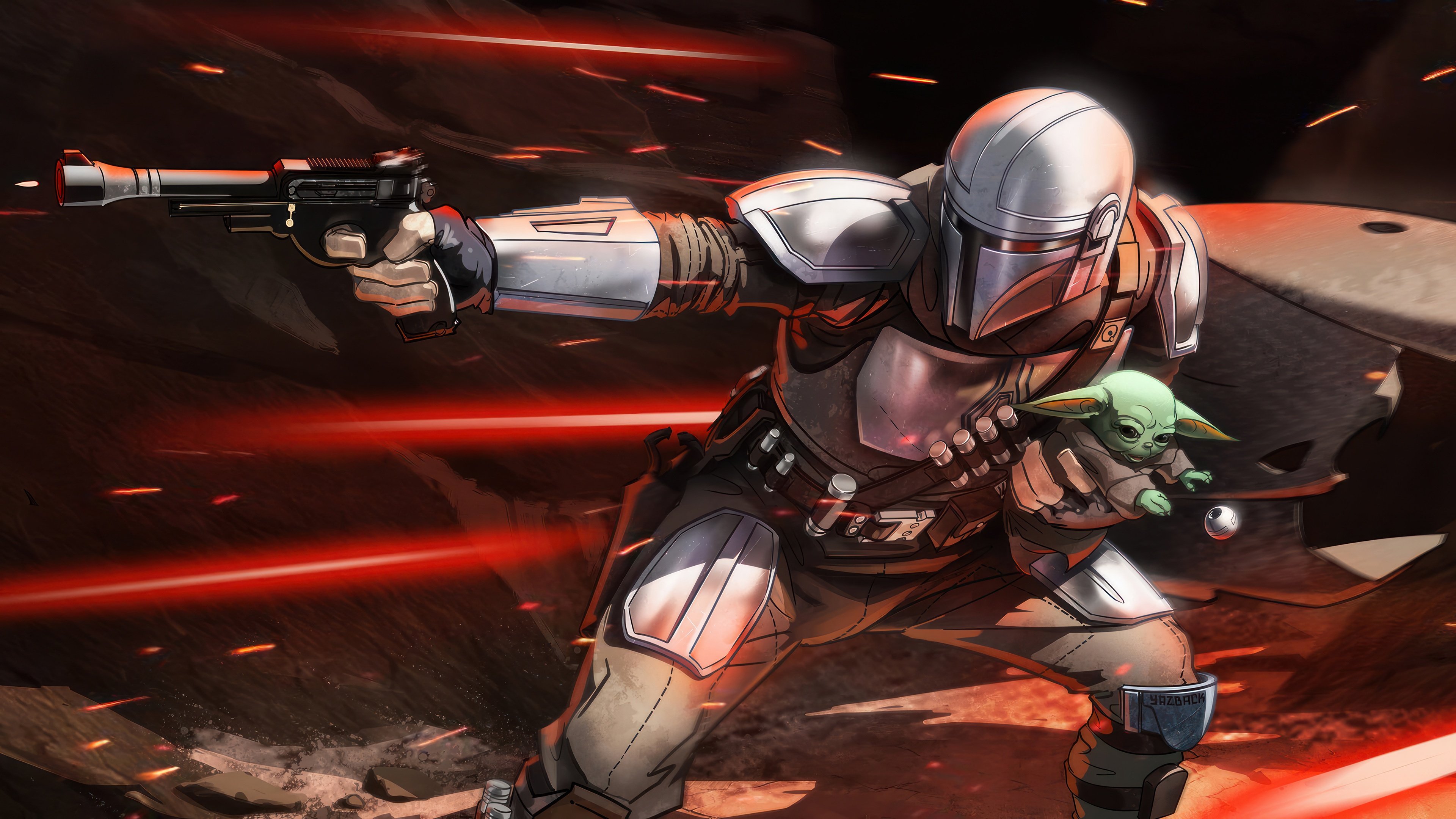 Grogu Mandalorian Wallpaper 4k HD