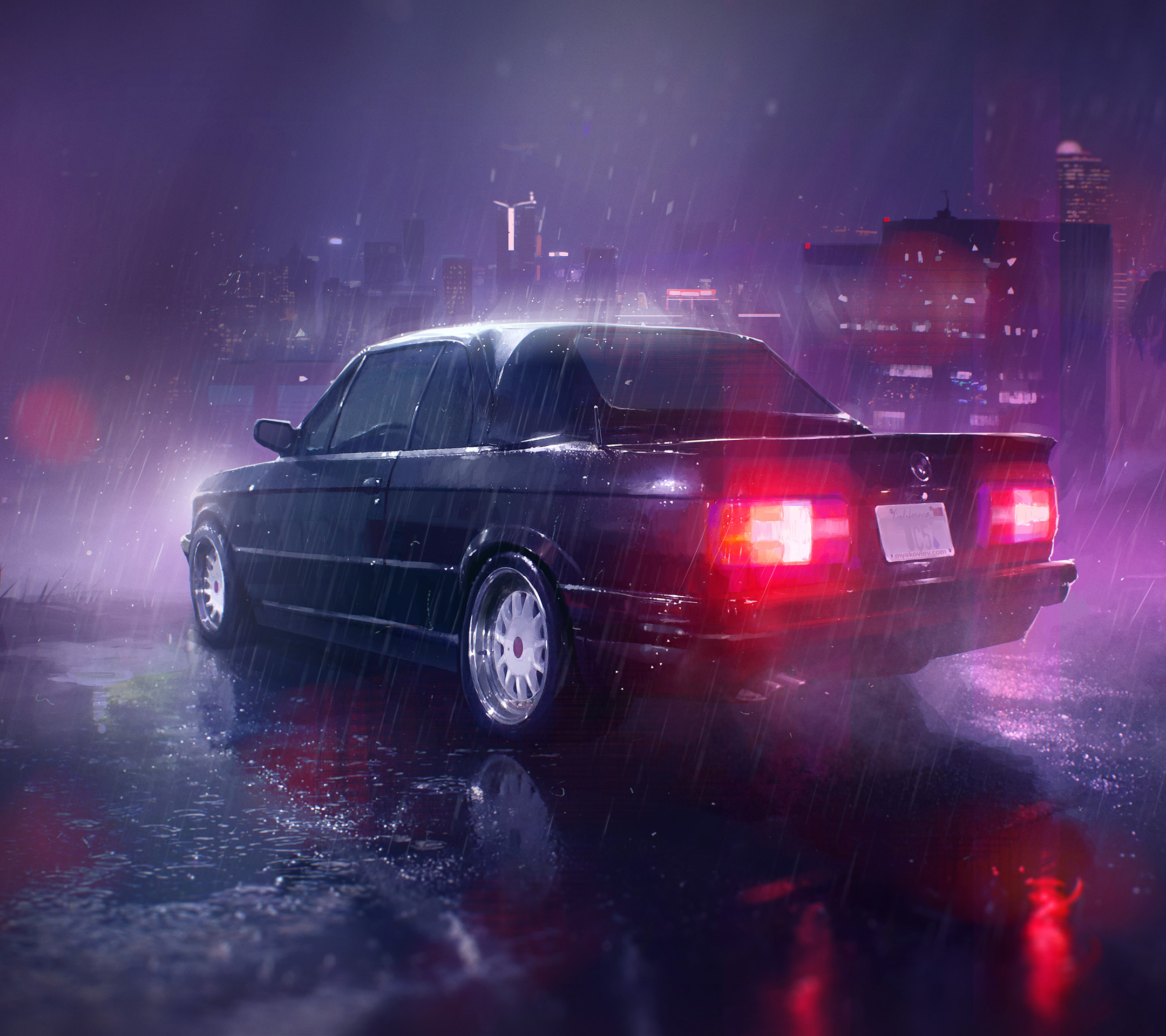 desktop wallpaper: Rain, Car, Vehicles
