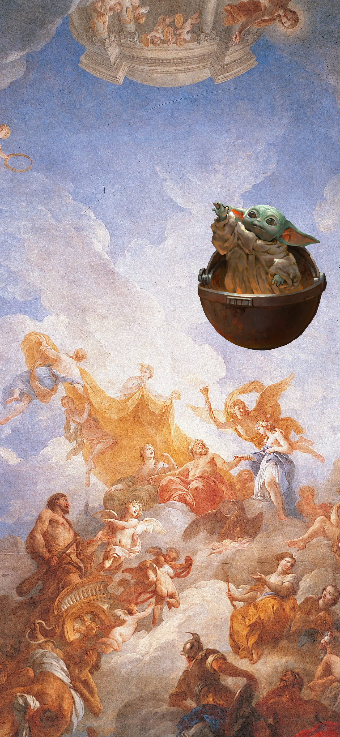 Renaissance Baby Yoda 1440 x