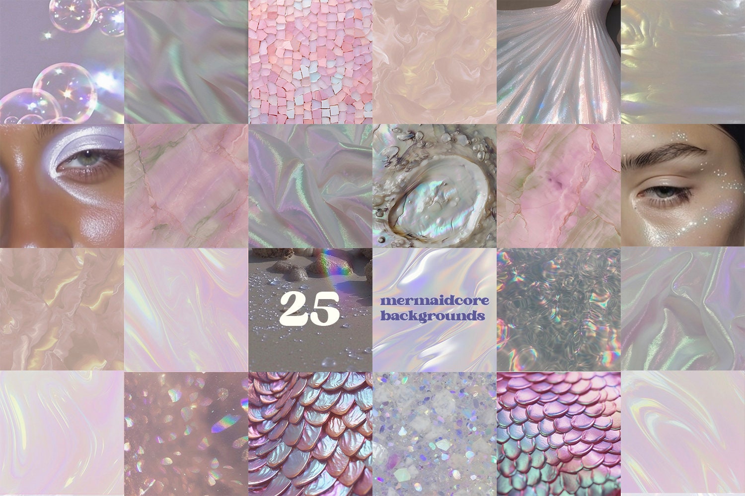 Trendy Mermaidcore Background. IG