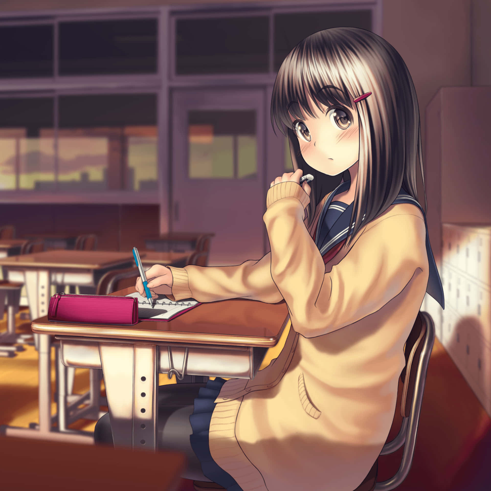 Download Cutest Anime Student Picture