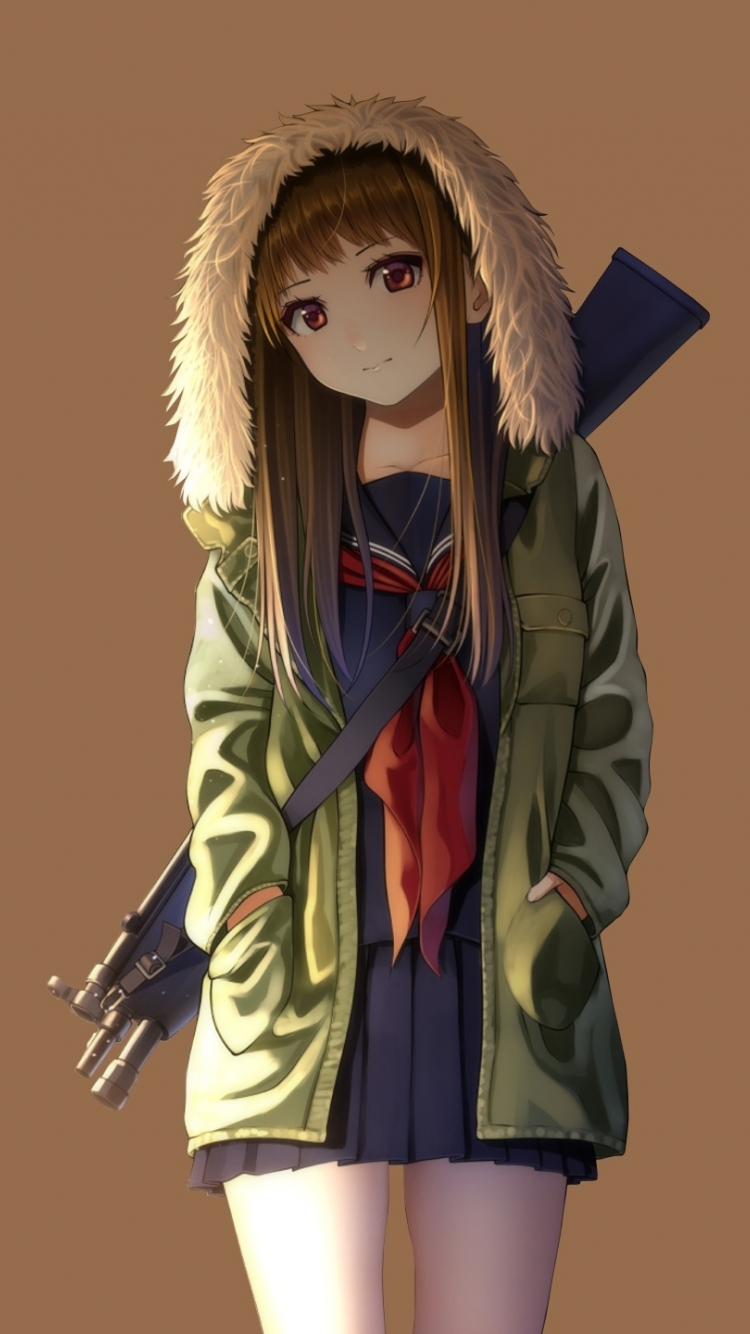 Download wallpaper 750x1334 cute, anime