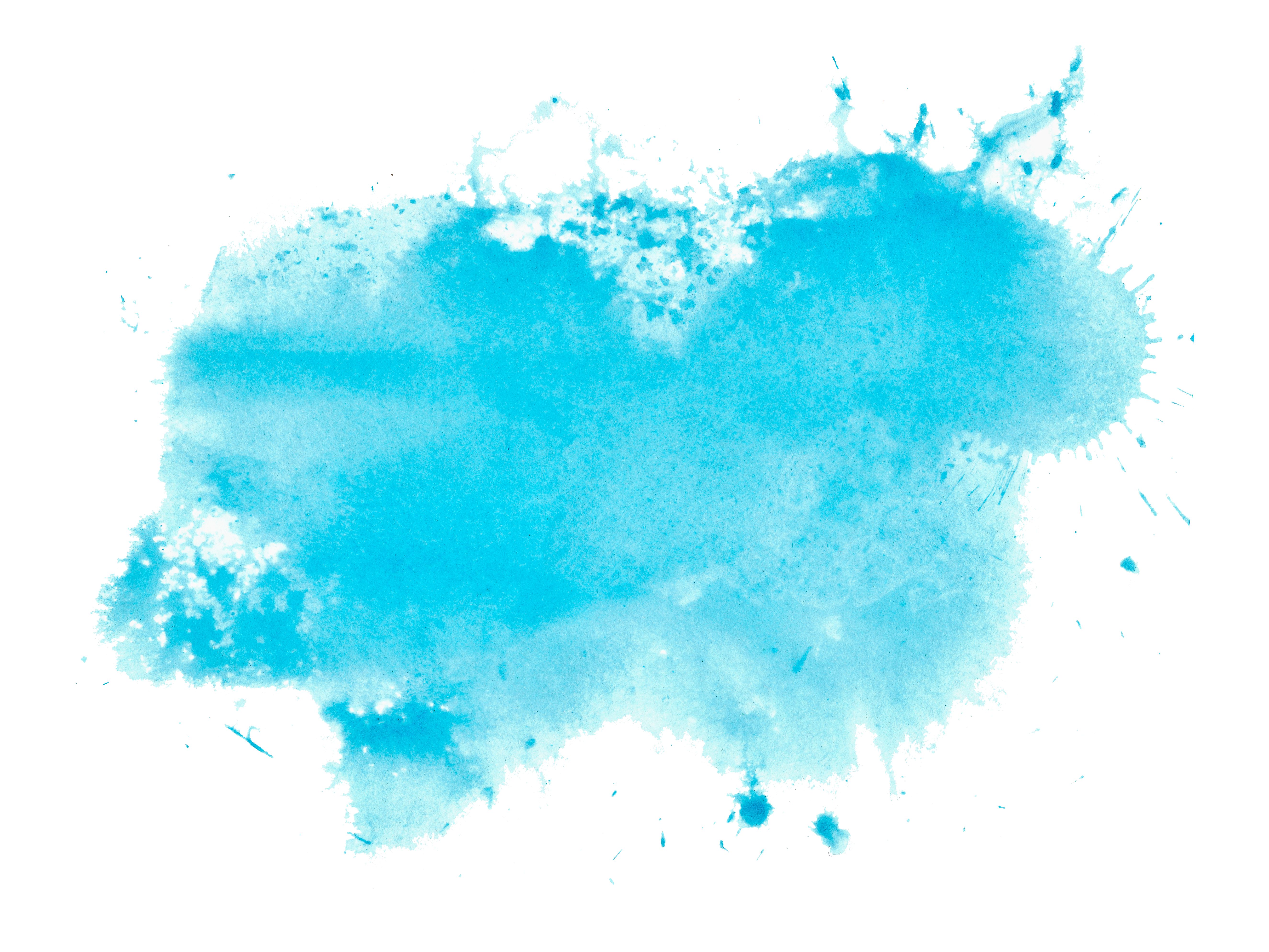 Light Blue Watercolor Splash