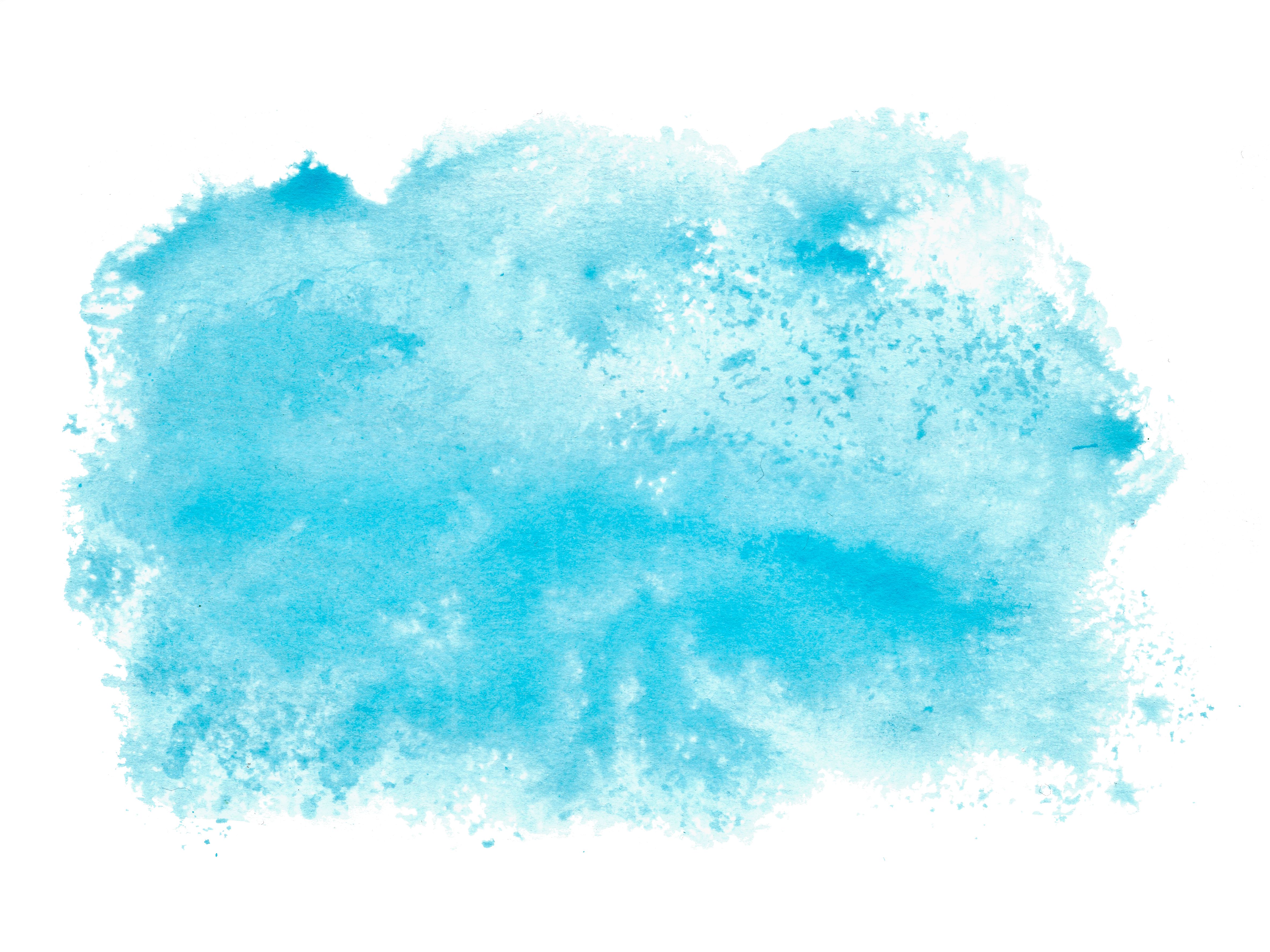 Light Blue Watercolor Splash